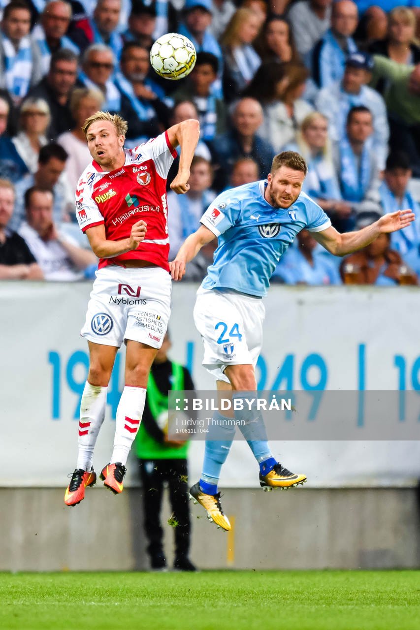 Kalmars Jonathan Ring och Malmö FFs Lasse Nielsen
