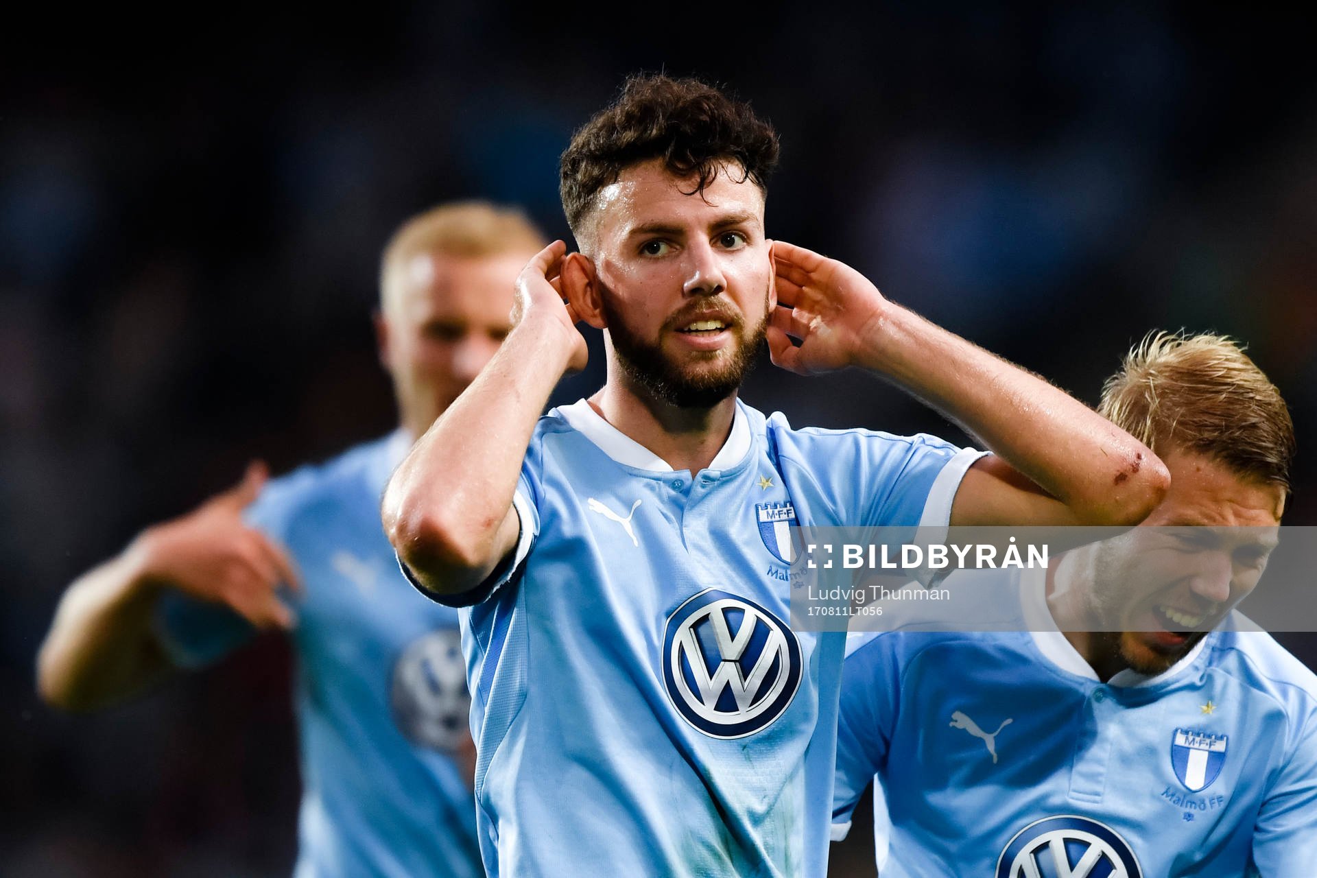 Malmö FFs Erdal Rakip  jublar