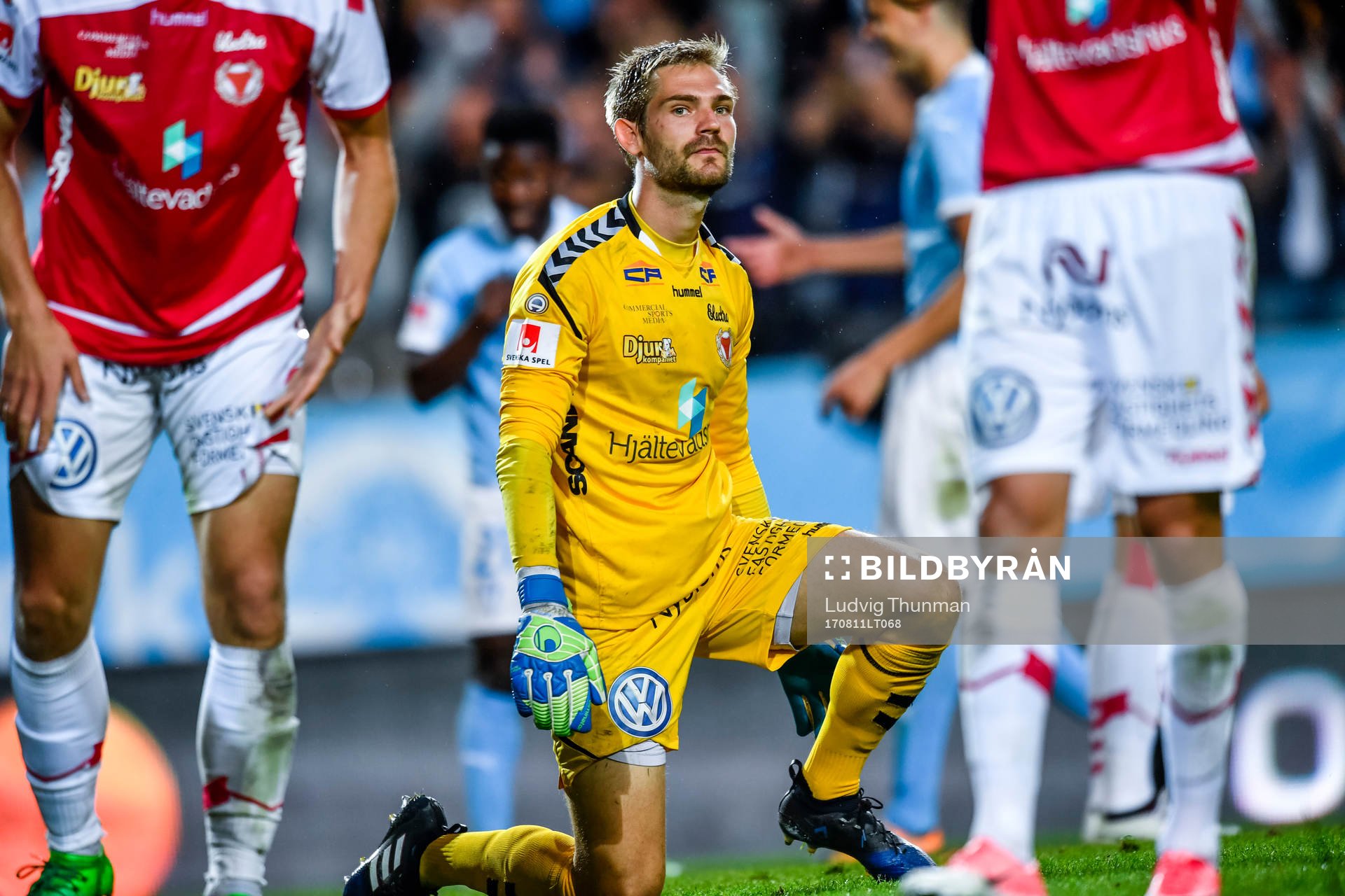 Kalmars målvakt Lucas Hägg-Johansson deppar