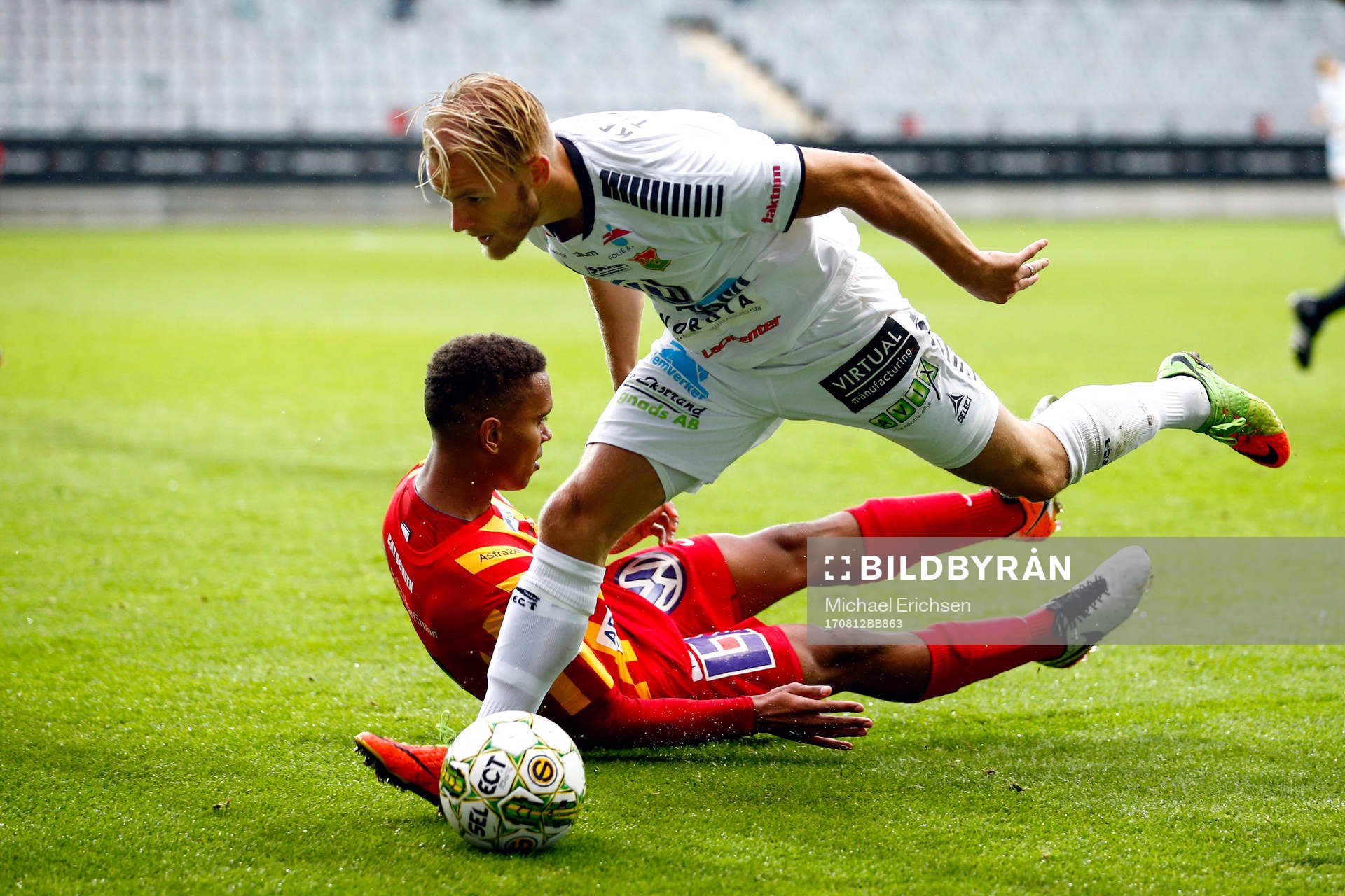 GAIS Niclas Andersén och Syrianskas Seth Hellberg