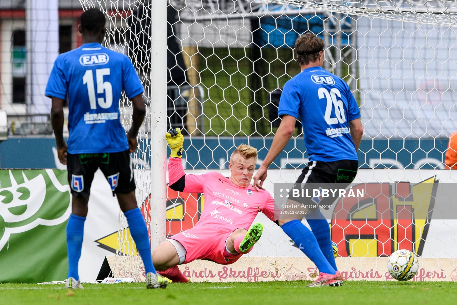 Halmstads målvakt Isak Pettersson