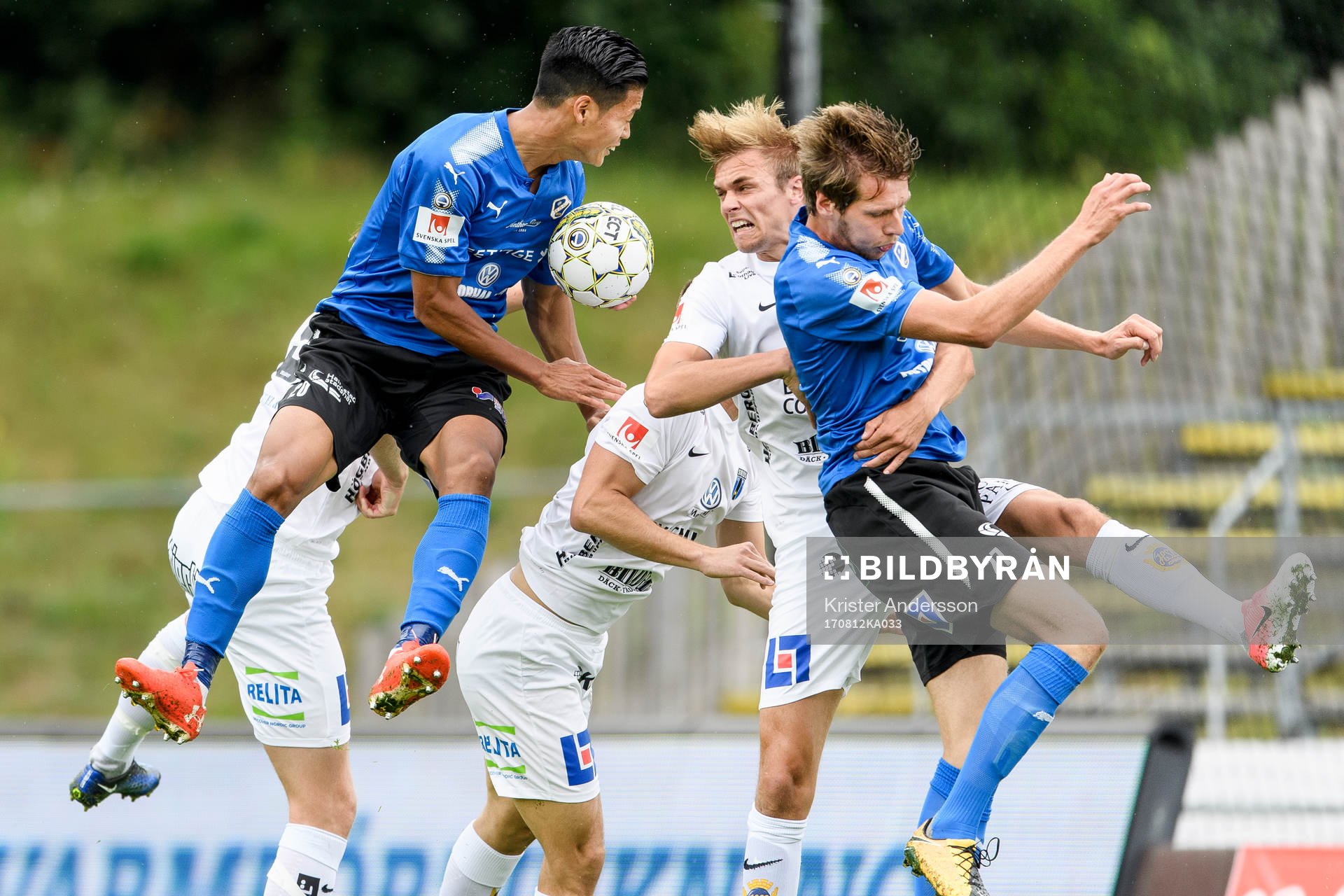 Halmstads Kosuke Kinoshita och Marcus Johansson