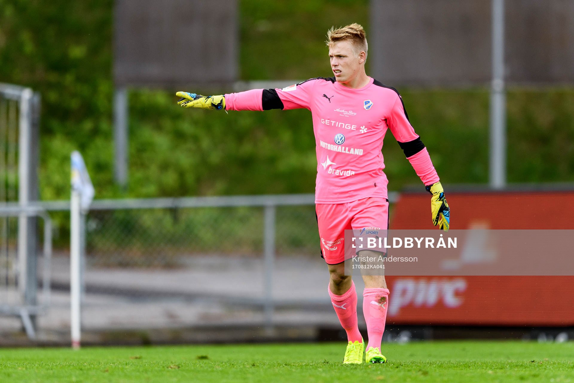 Halmstads målvakt Isak Pettersson