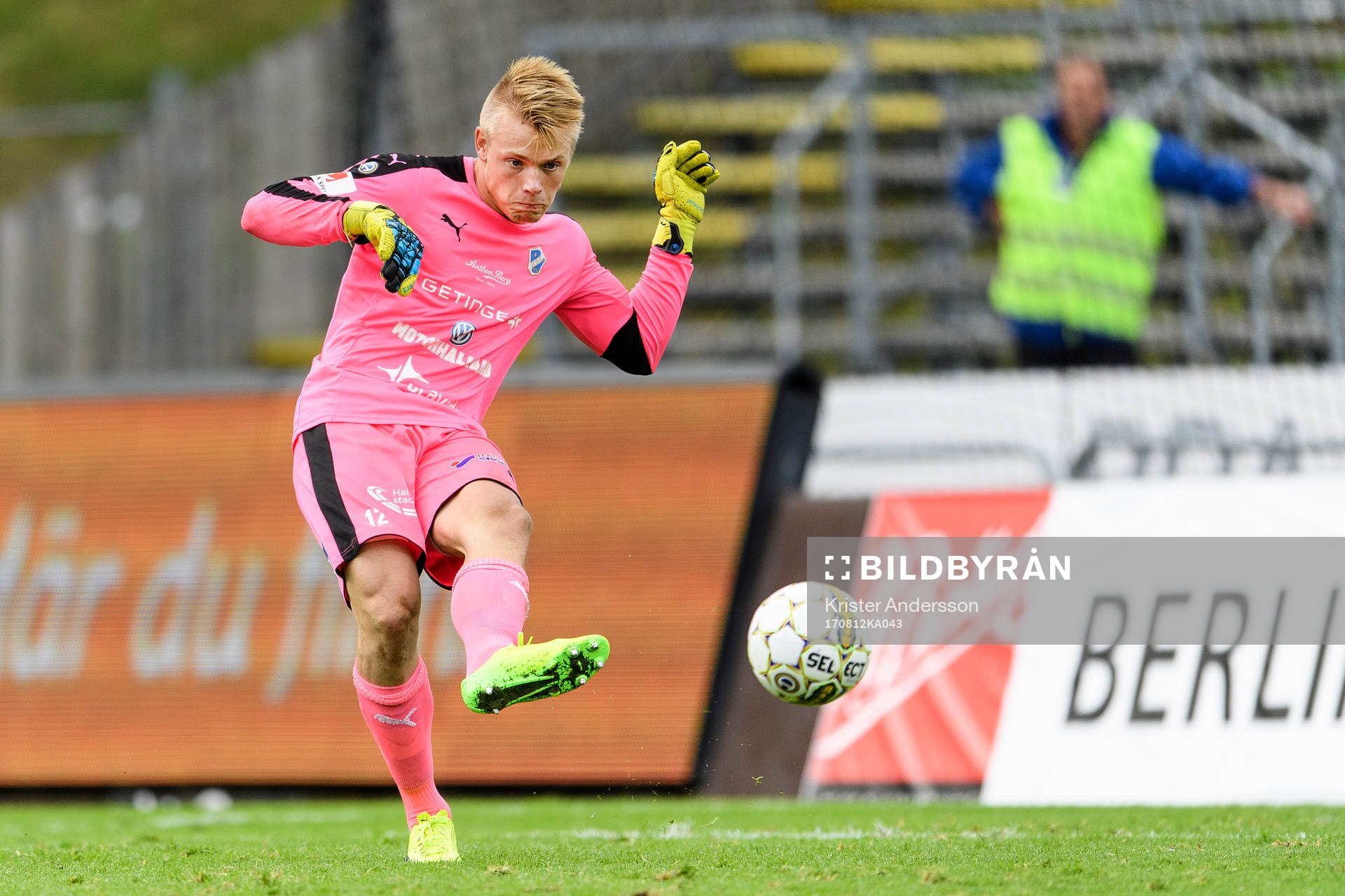 Halmstads målvakt Isak Pettersson