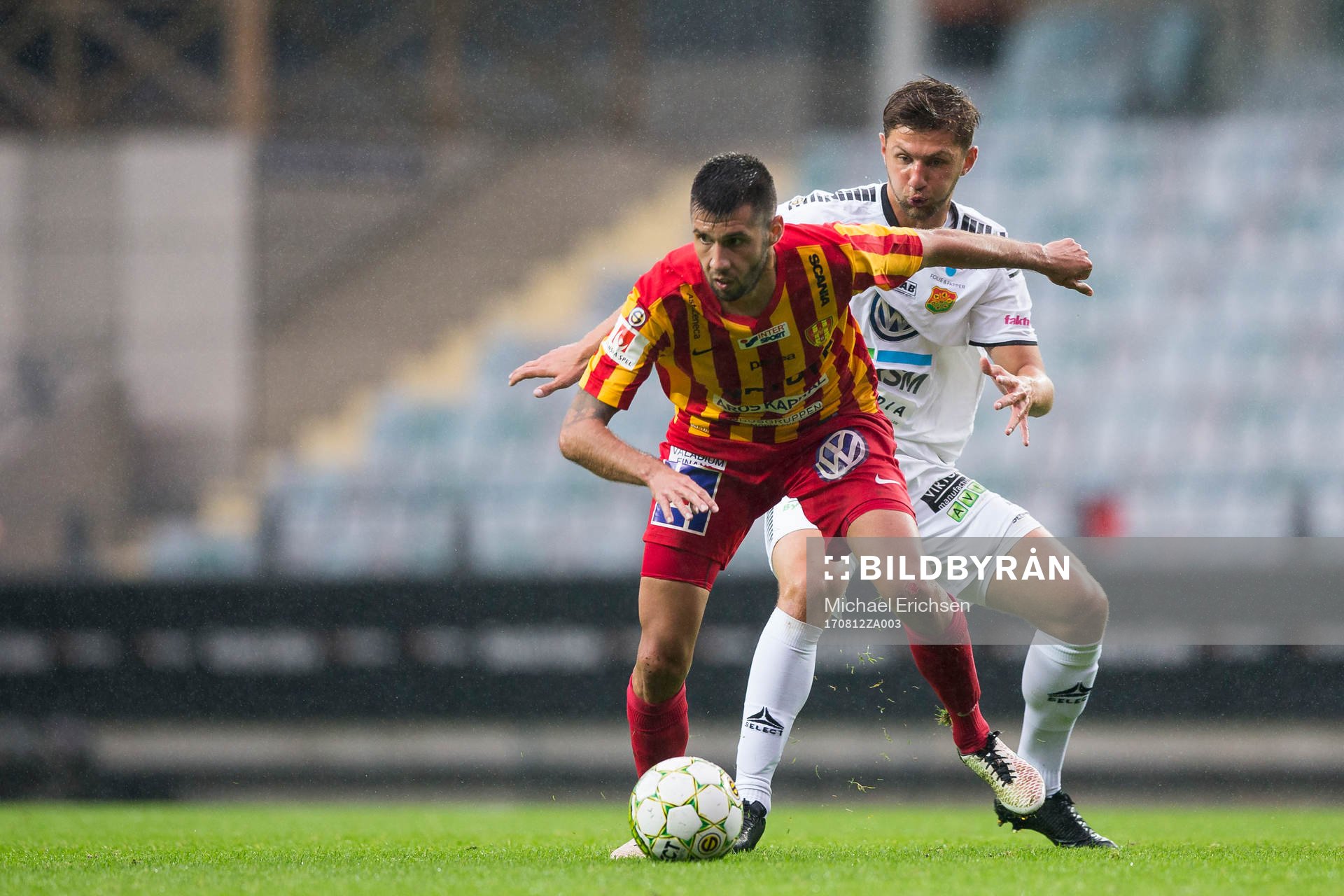 Syrianskas Nikola Krcmarevic mot GAIS Alibek Aliev