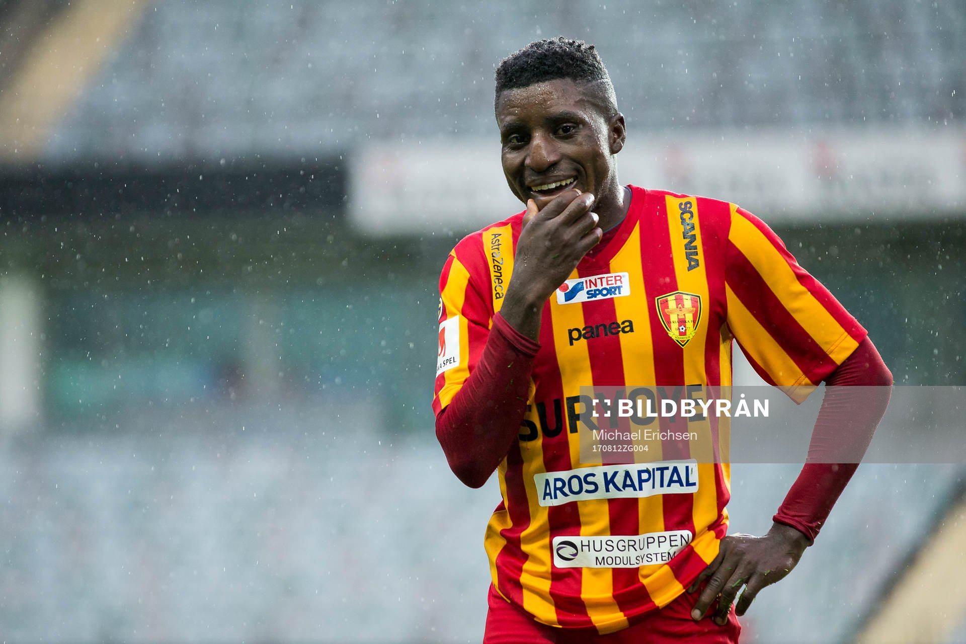 Syrianskas Samuel Akintioye deppar
