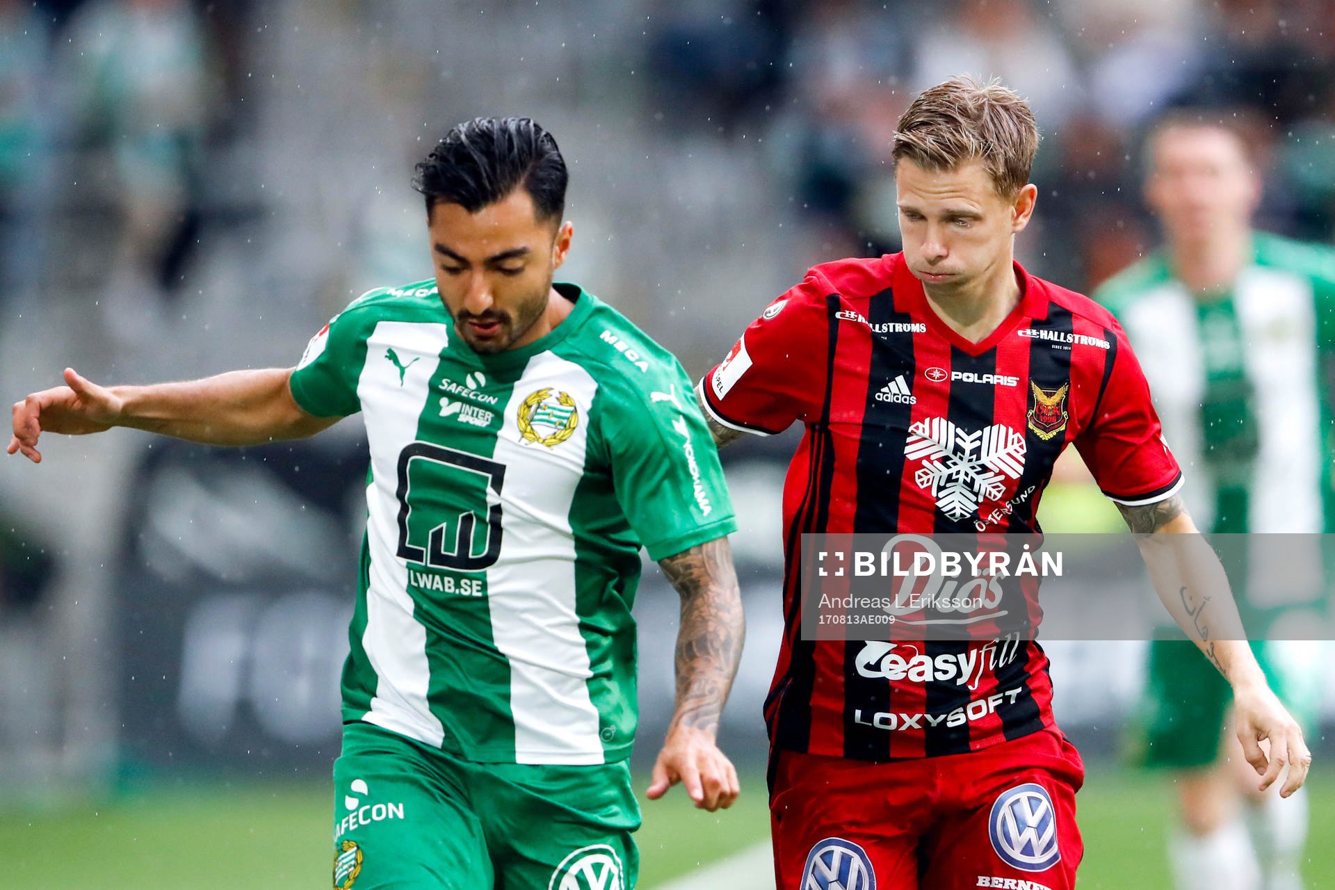 Hammarbys Jiloan Hamad och Östersunds Johan Bertilsson