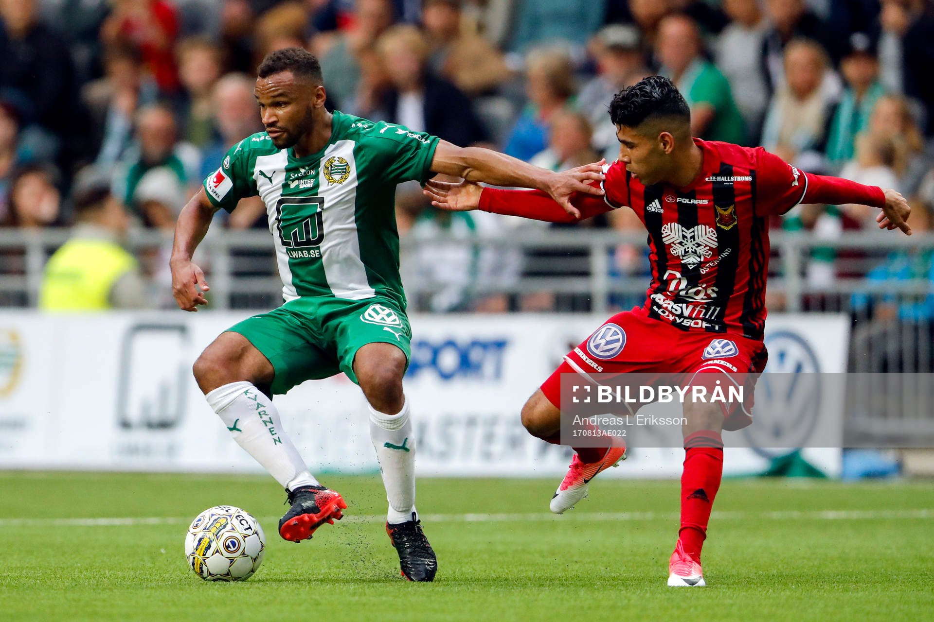 Hammarbys Serge-Junior Martinsson Ngouali och Östersunds