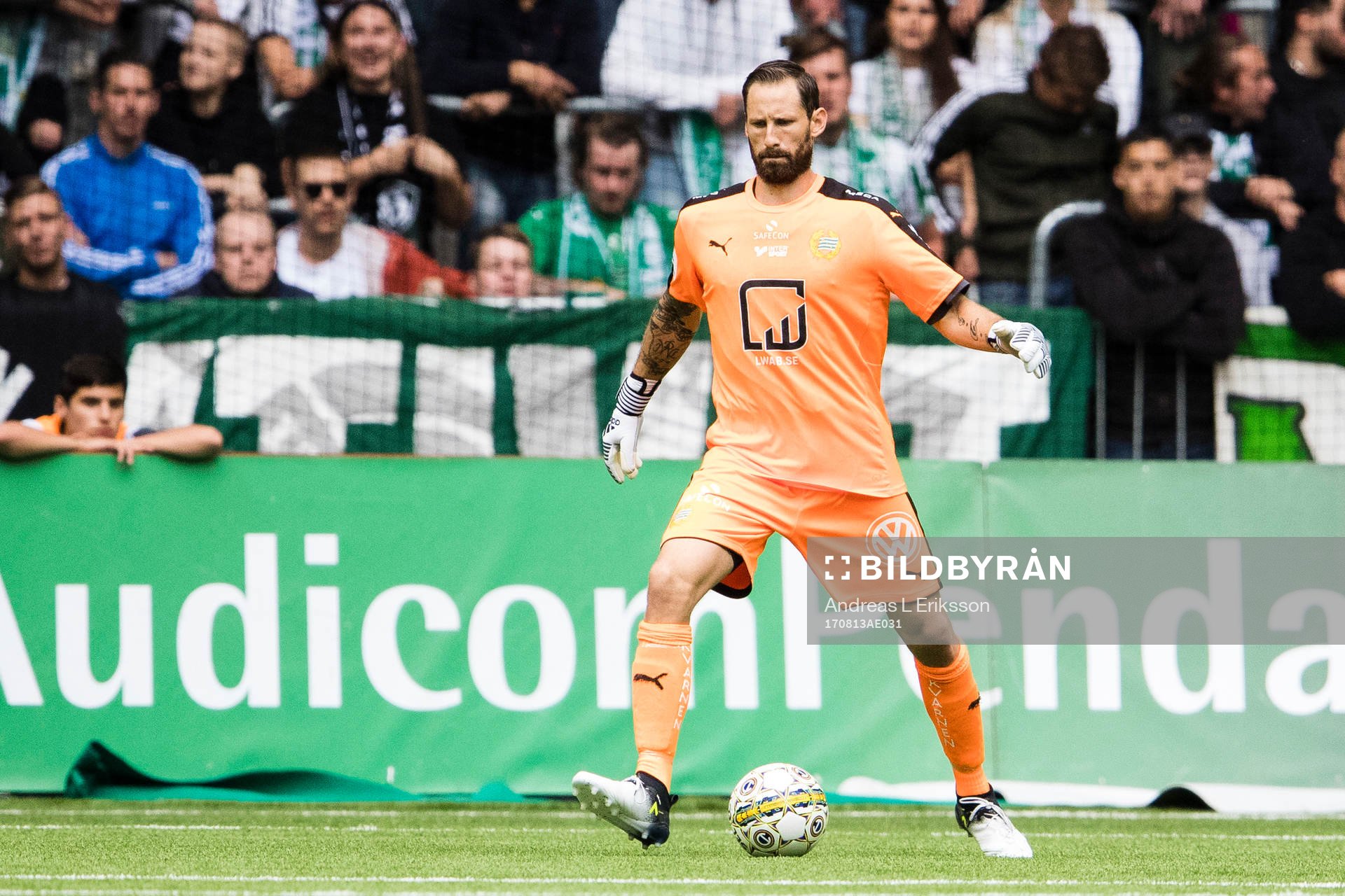 Hammarbys målvakt Johan Wiland