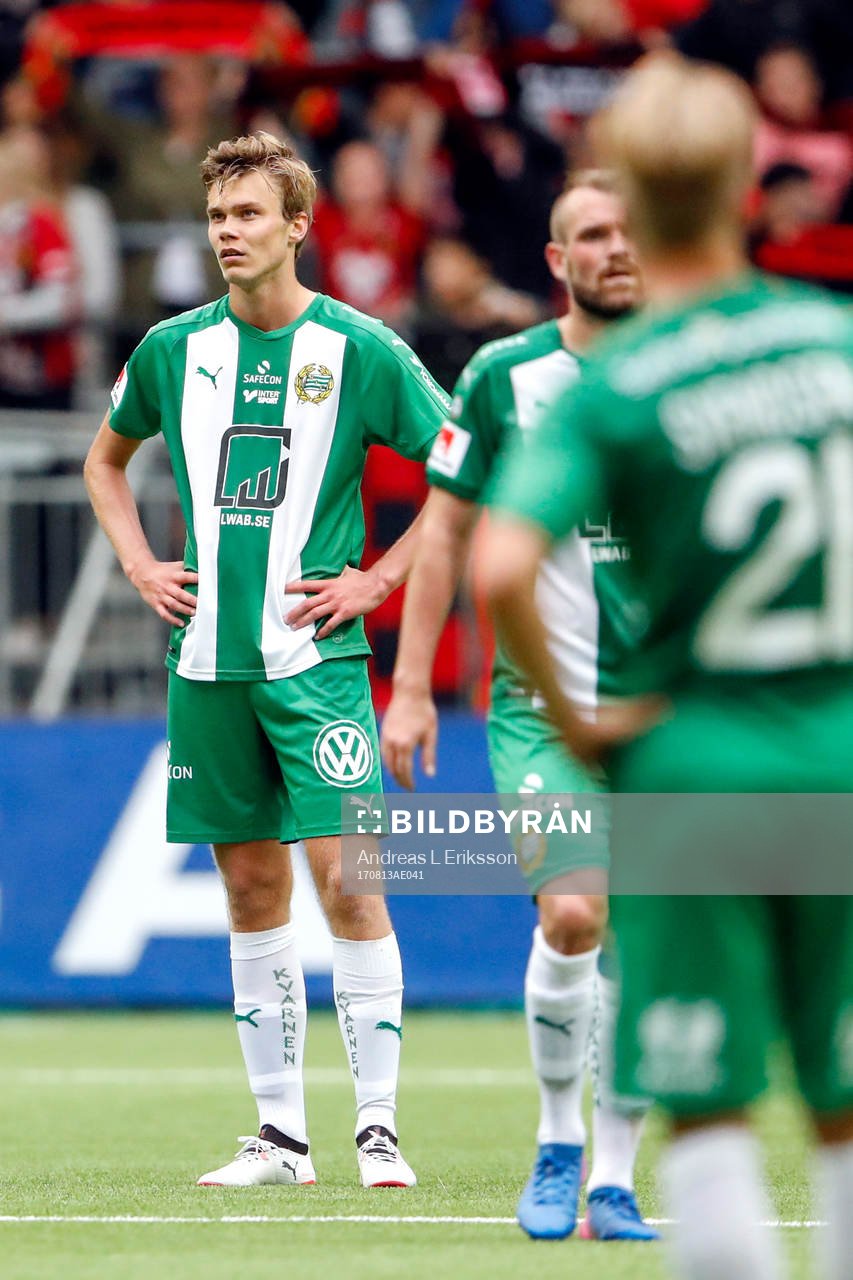Hammarbys Marcus Degerlund deppar