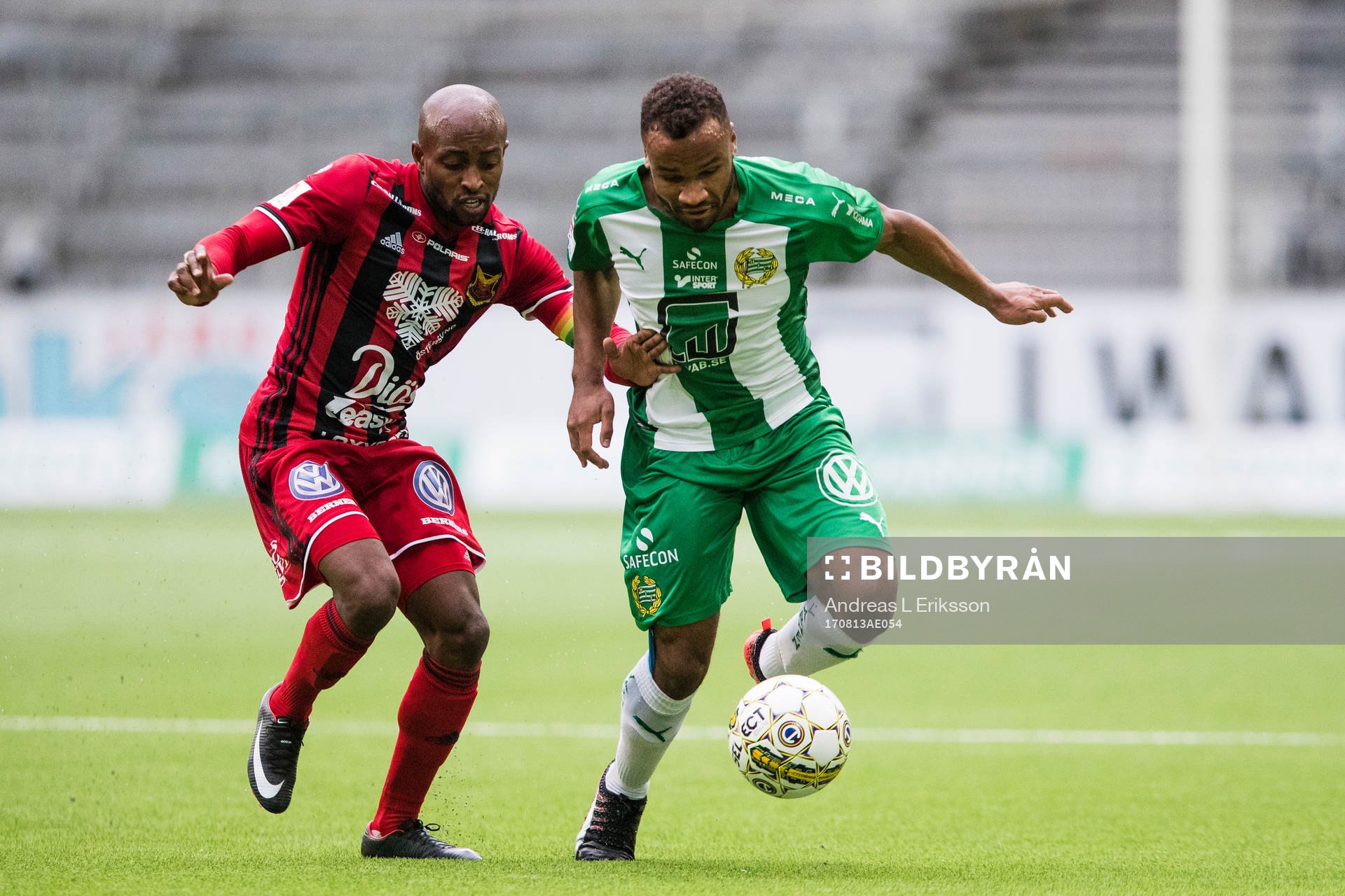 Östersunds Fouad Bachirou Hammarbys Serge-Junior