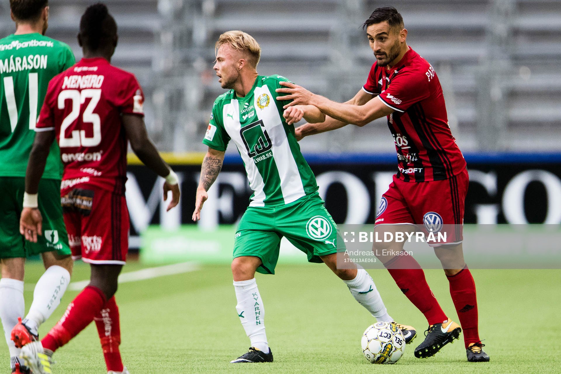 Hammarbys Sander Svendsen och Östersunds Sotirios