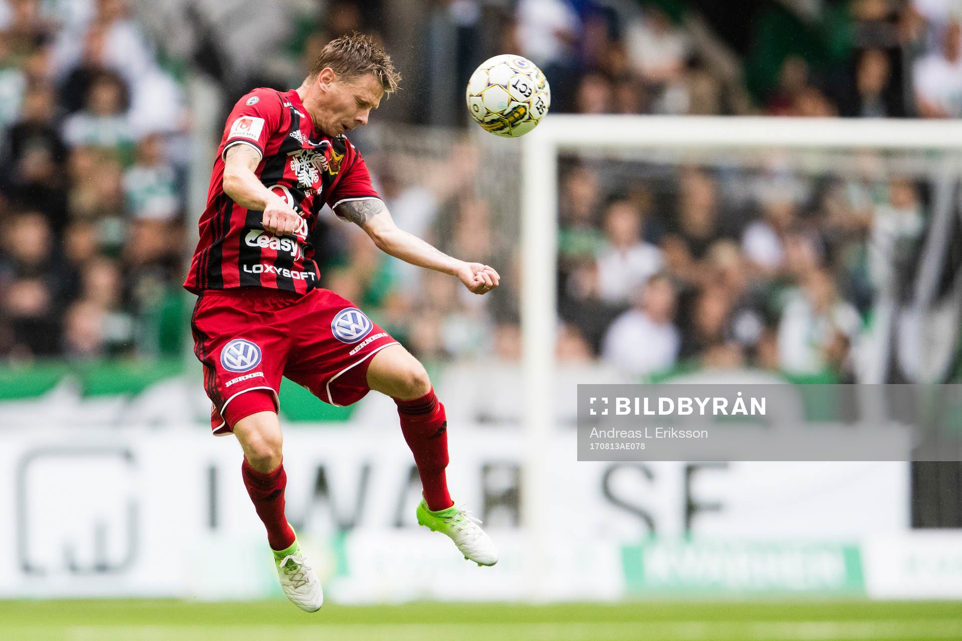 Östersunds Johan Bertilsson med en nick