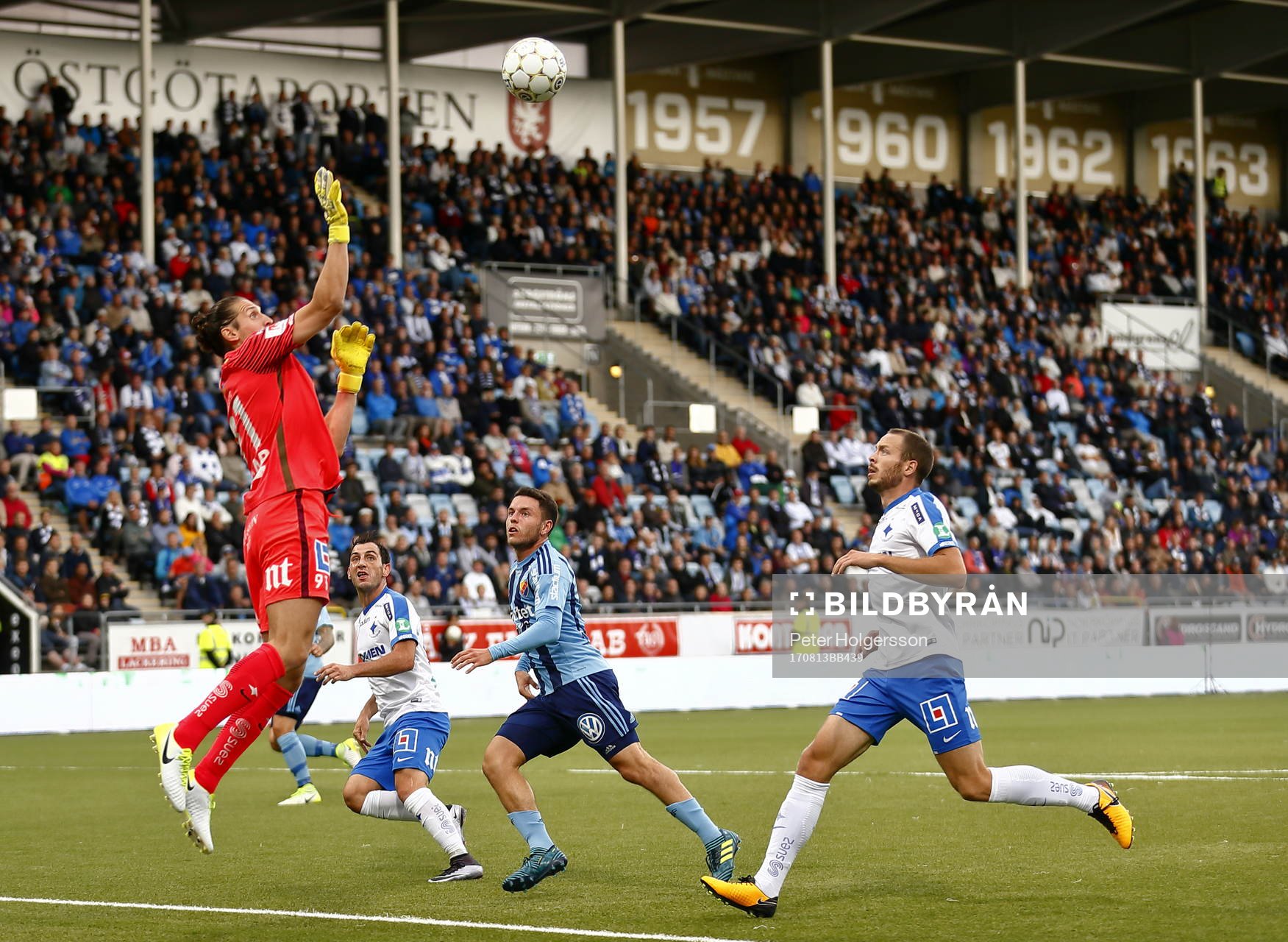 Norrköpings målvakt David Mitov Nilsson