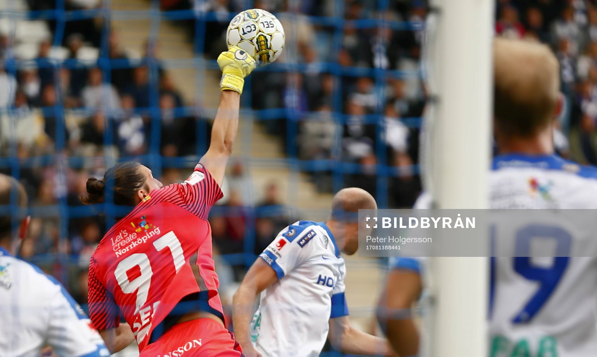 Norrköpings målvakt David Mitov Nilsson