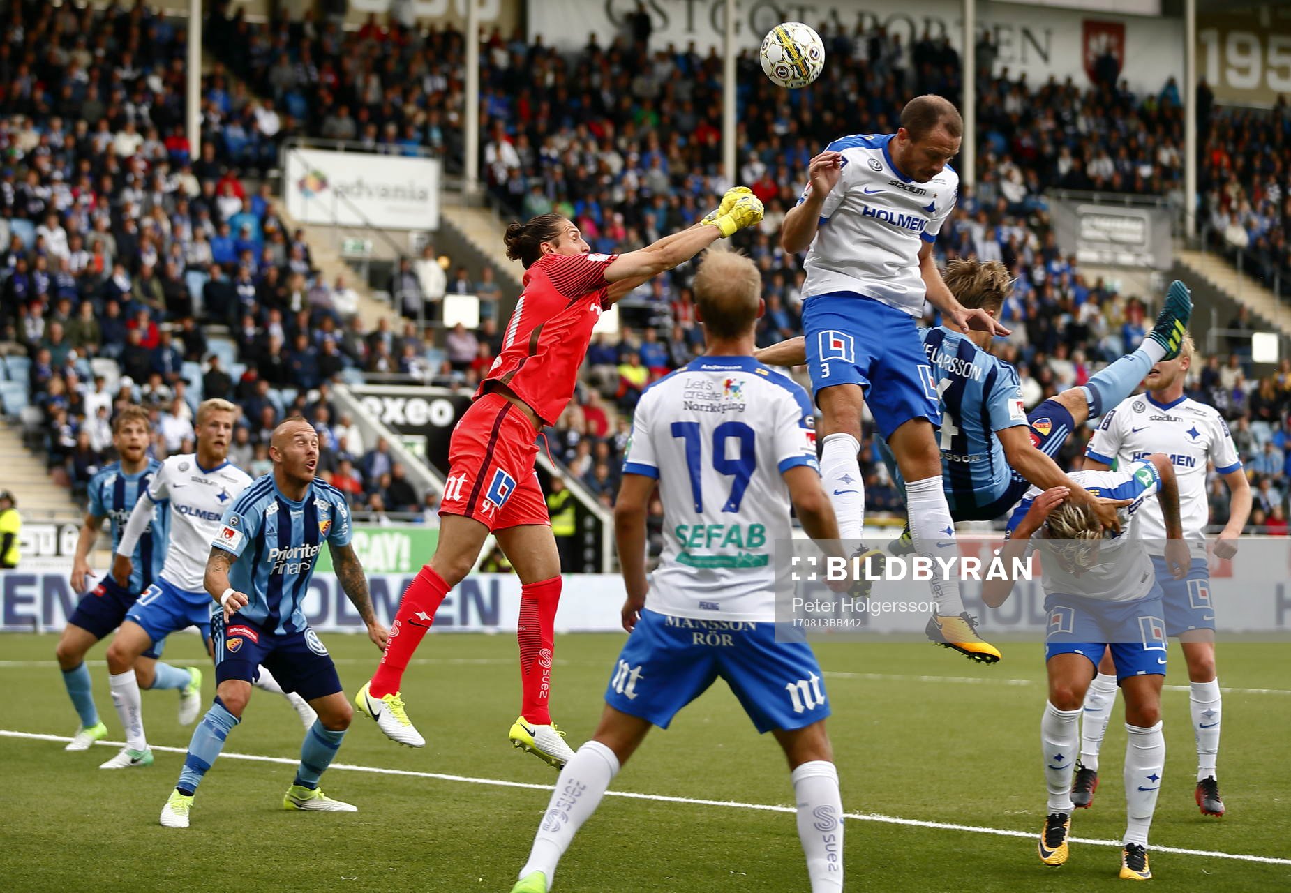 Norrköpings målvakt David Mitov Nilsson