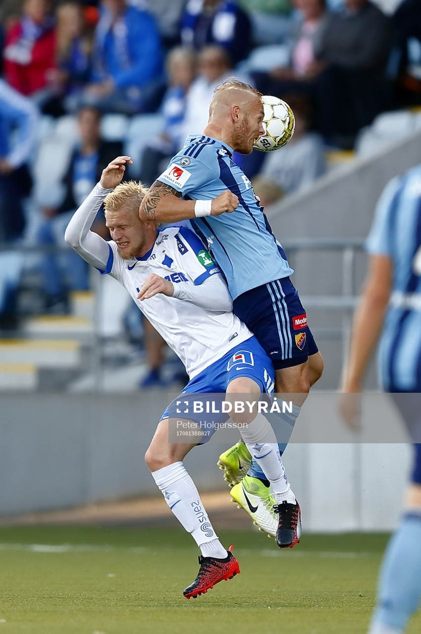 Norrköpings Kalle Holmberg och Djurgårdens Magnus Eriksson