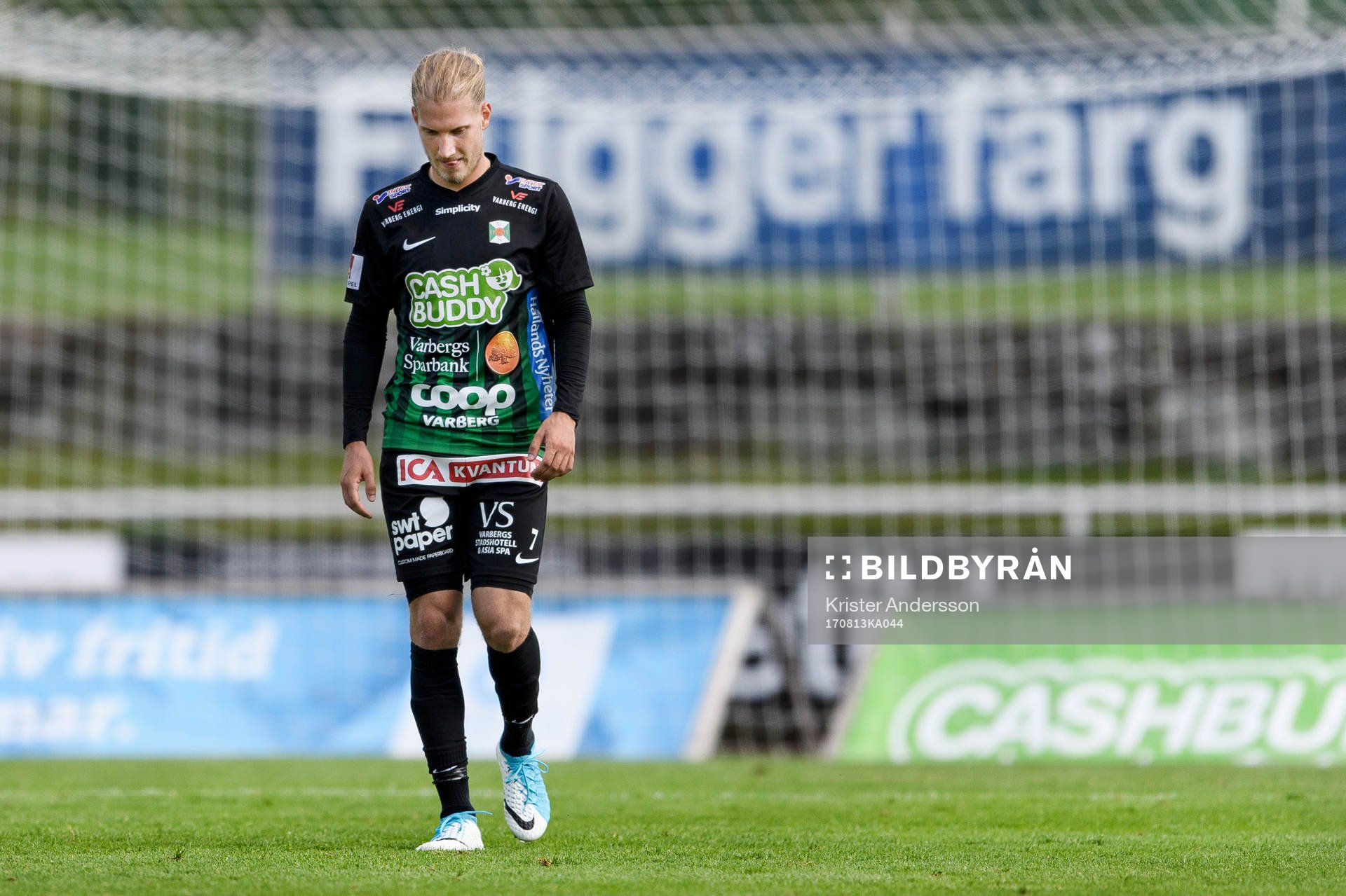 Varbergs Oliver Silverholt deppar