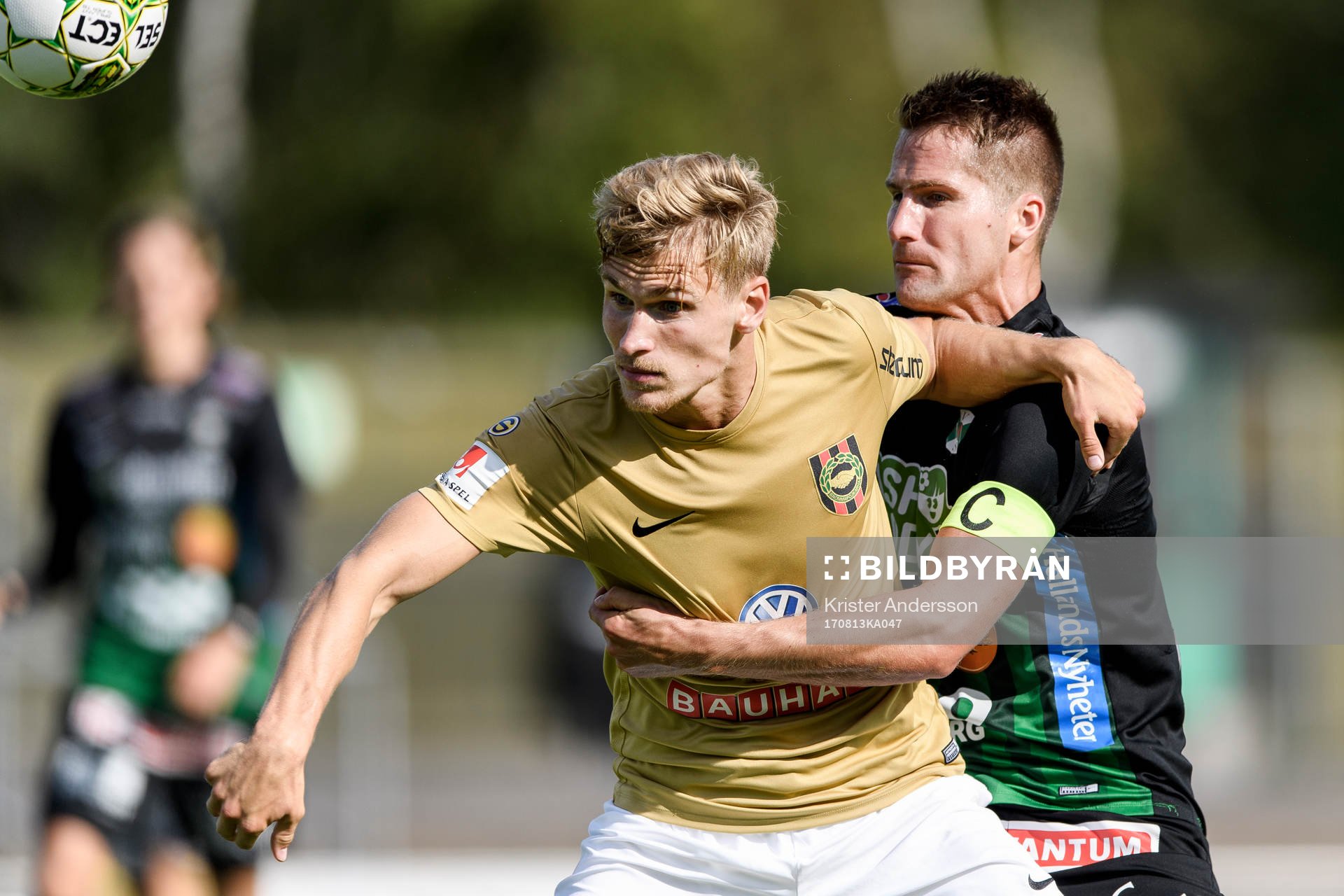Brommapojkarnas Carl Starfelt och Varbergs Gabriel