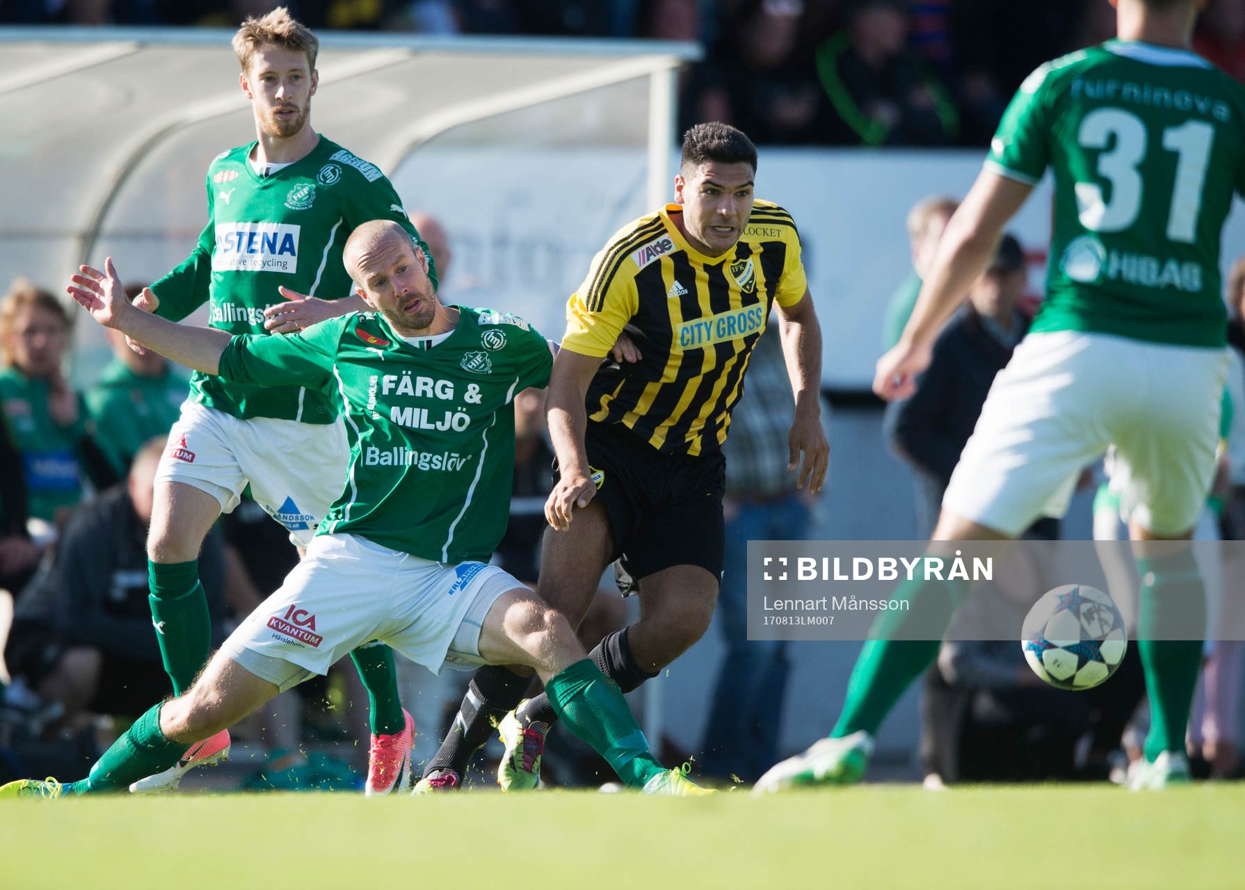 IFK Hässleholms Tommy Filipovic i matchen i division 2