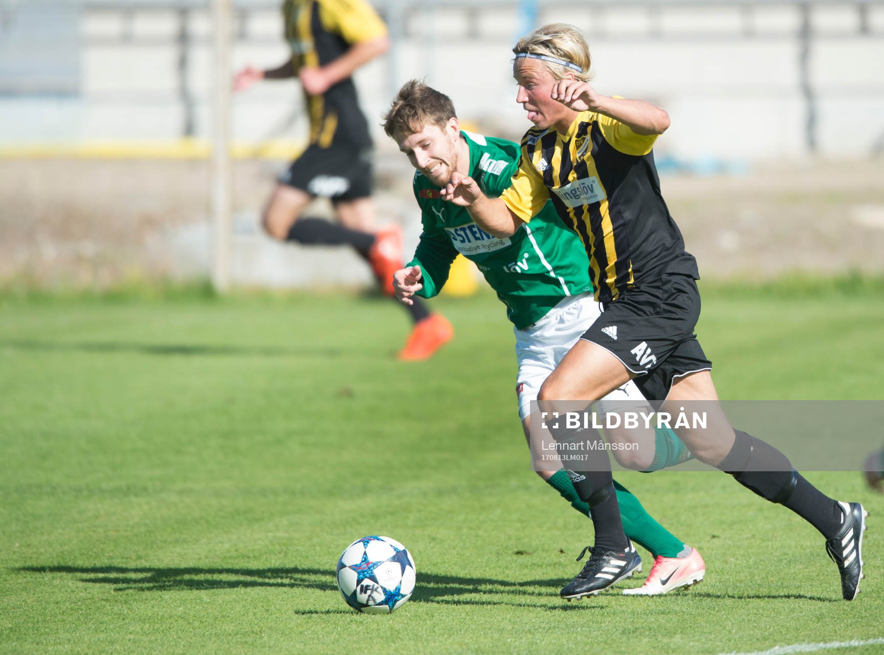 IFK Hässleholms  Gustaf Lindroth i matchen i division 2