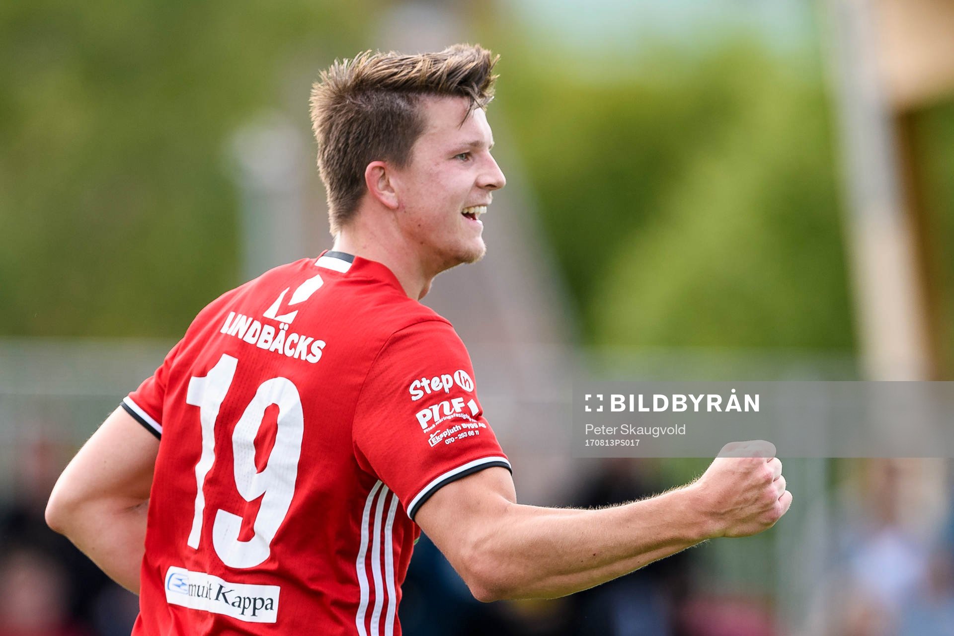 Piteås Joel Edström jublar