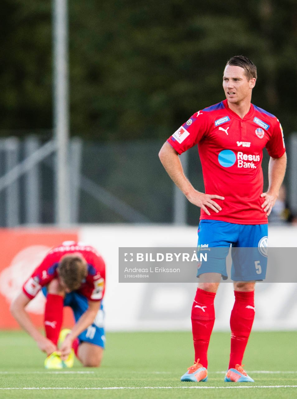 Helsingborgs Adam Eriksson och Johan Persson deppar