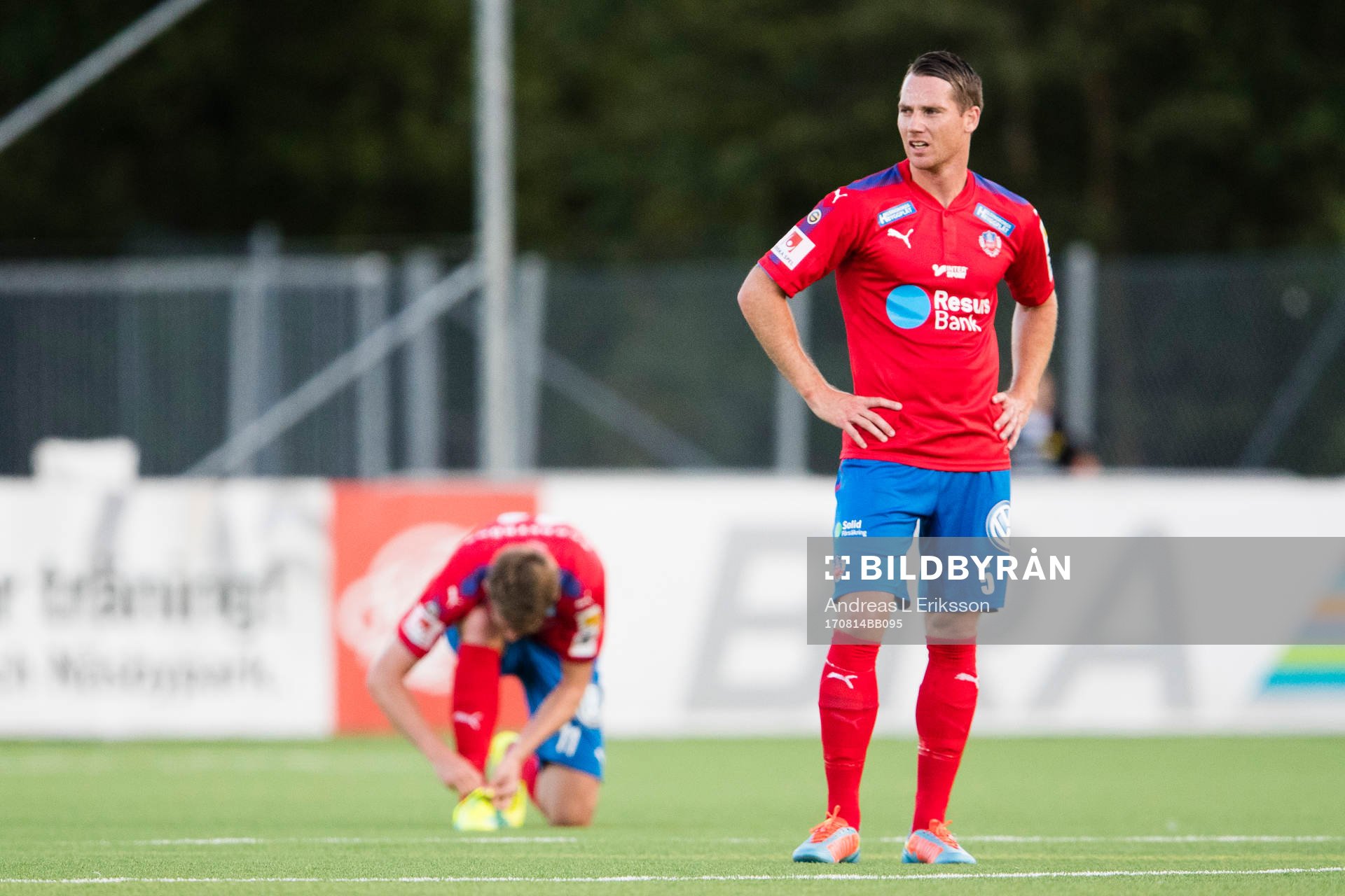 Helsingborgs Adam Eriksson och Johan Persson deppar