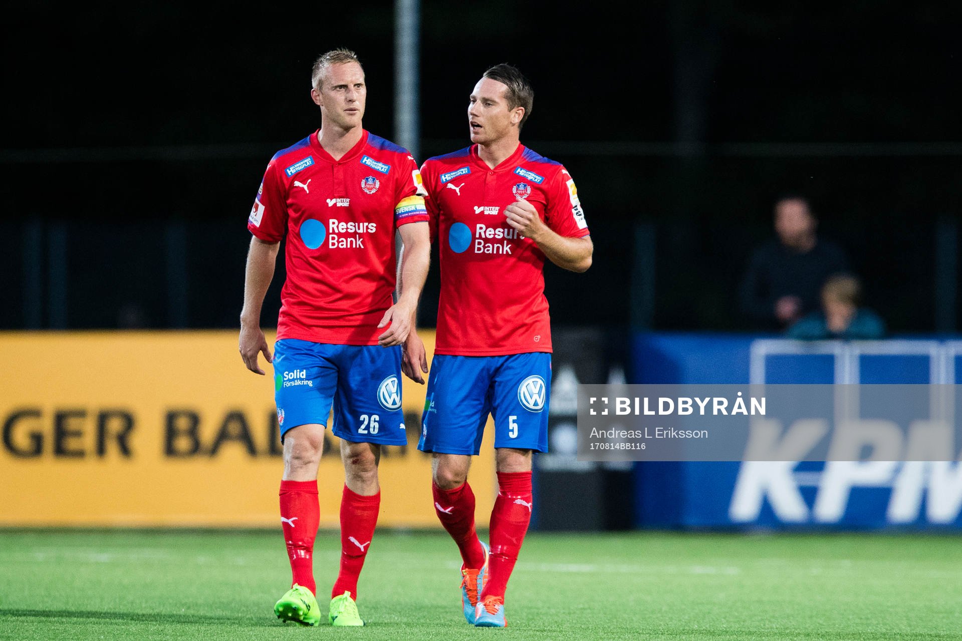 Helsingborgs Peter Larsson och Johan Persson deppar