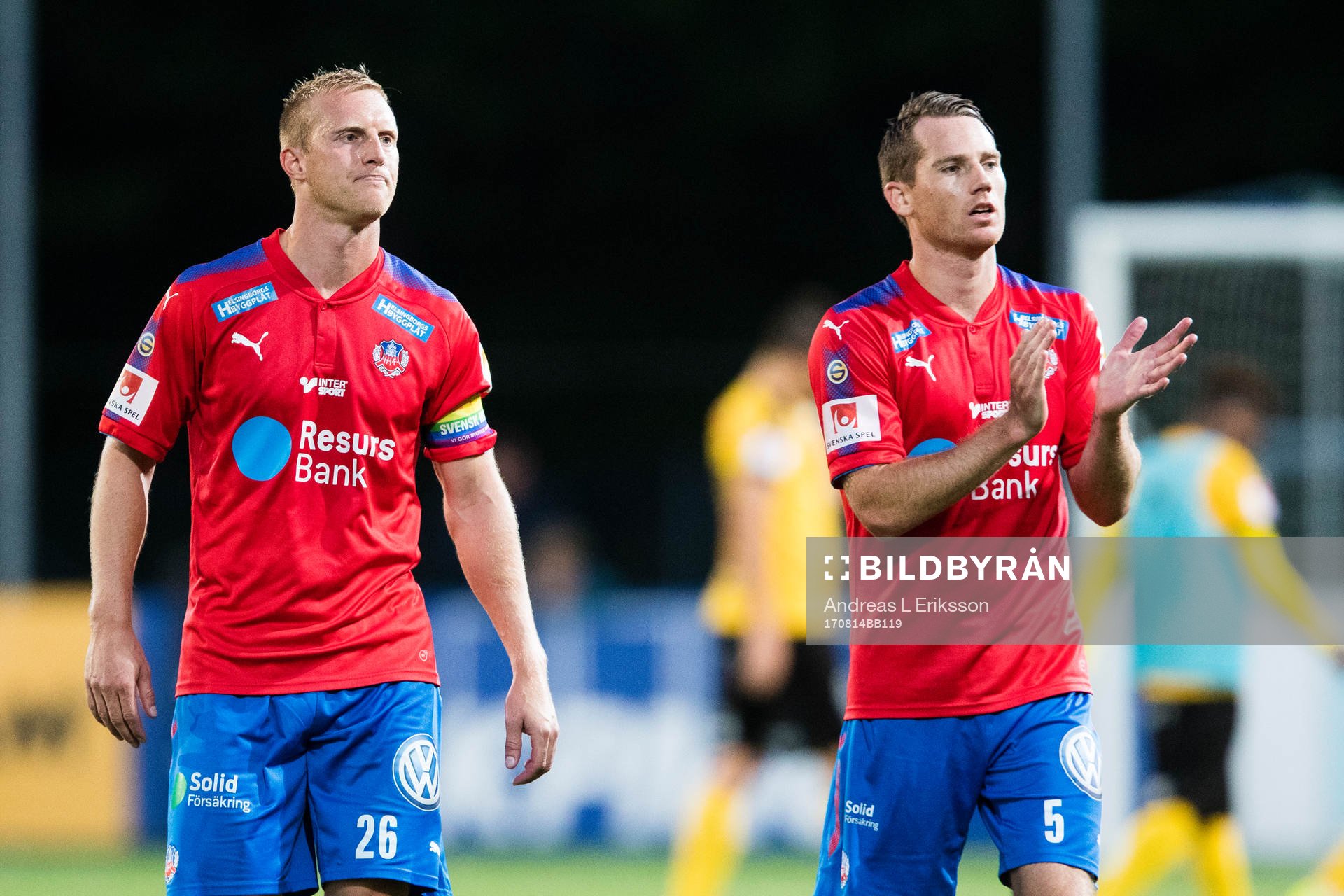 Helsingborgs Peter Larsson och Johan Persson deppar