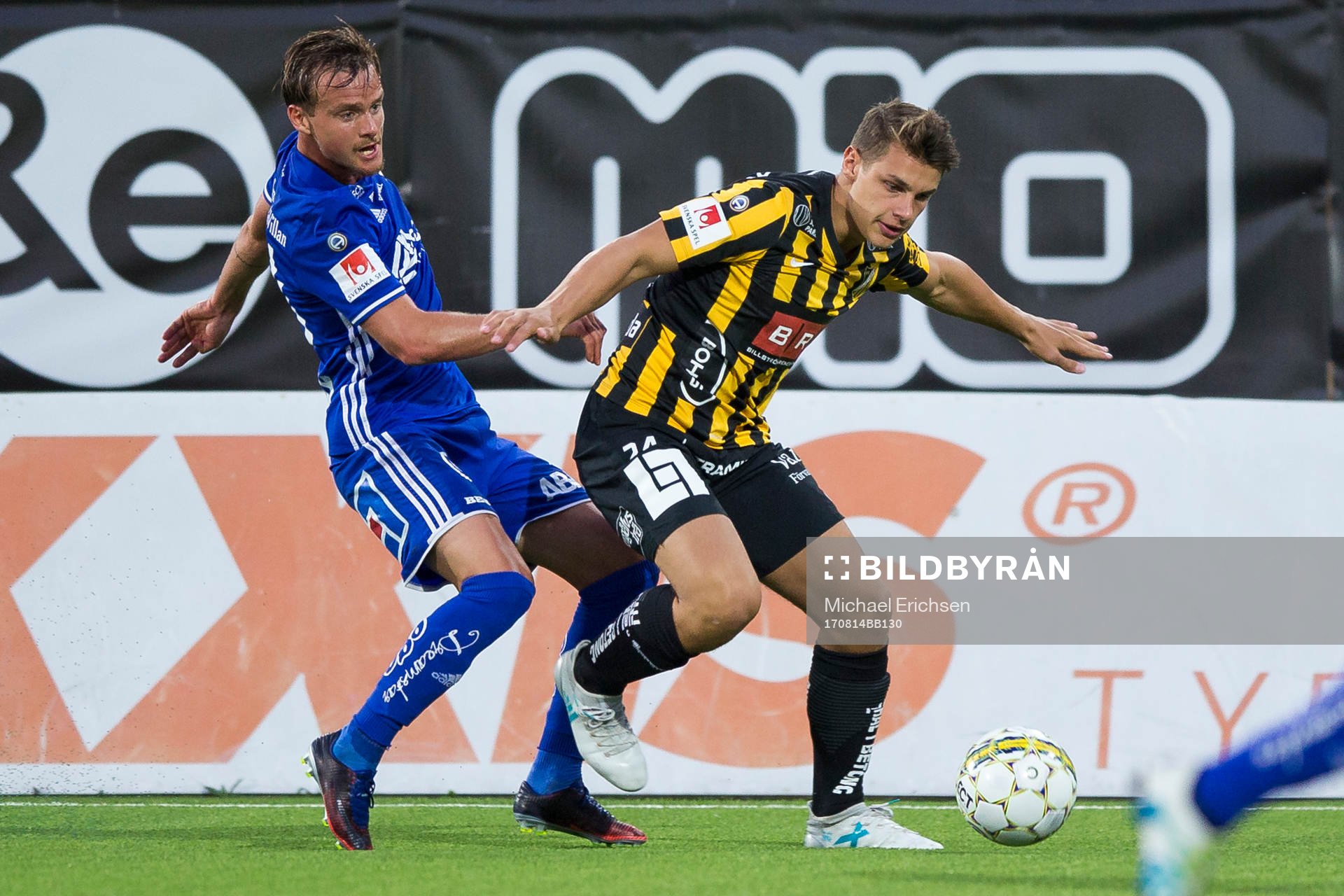 Häckens Kevin Ackermann i sin allsvenska debut