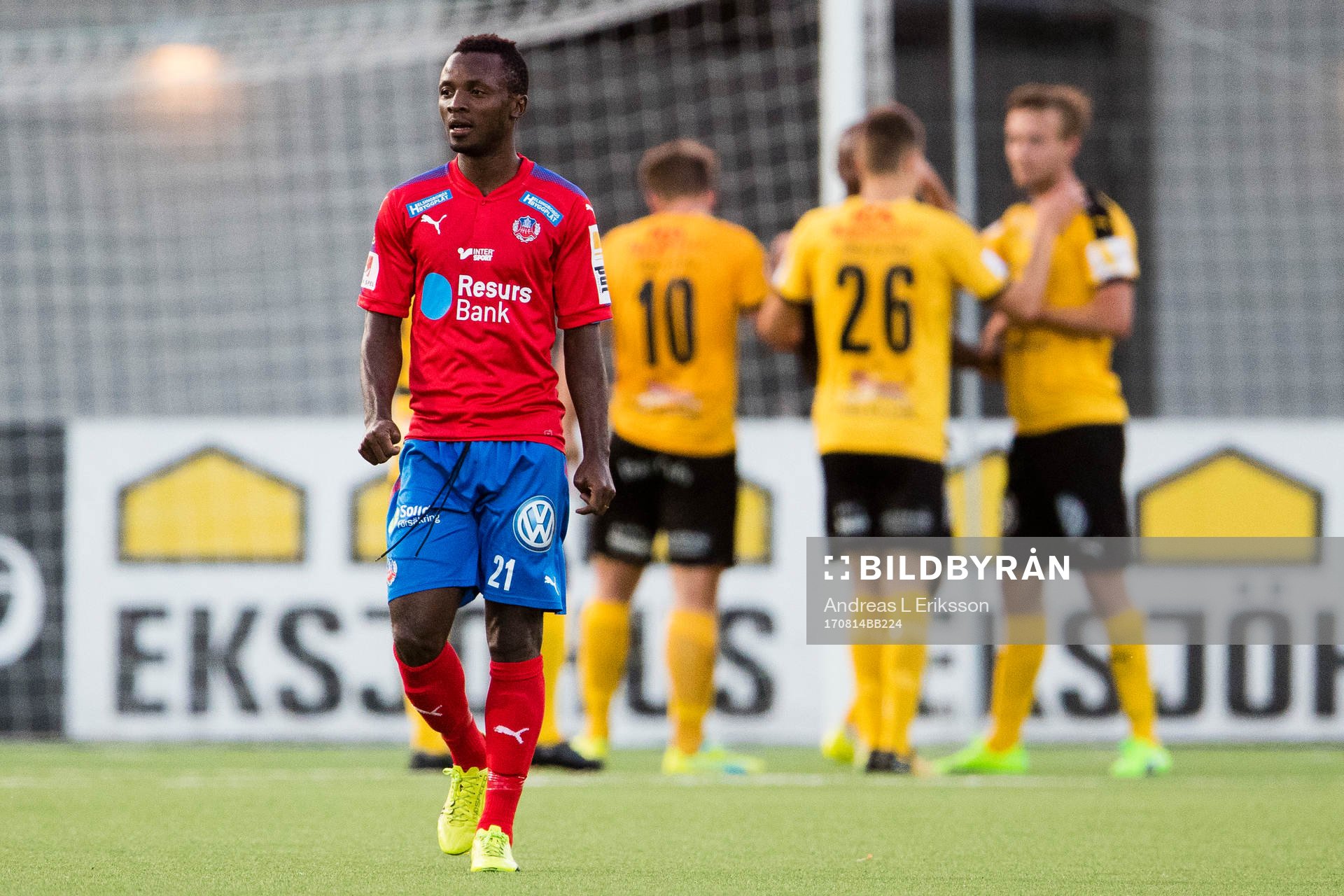 Helsingborgs Monday Samuel deppar