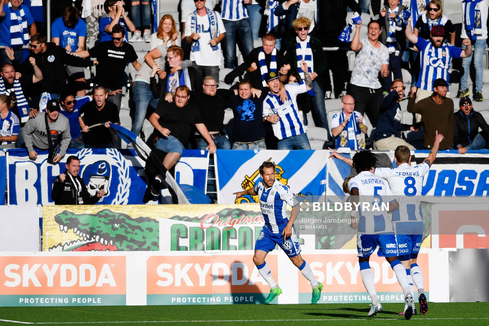 IFK Göteborgs Tobias Hysén jublar