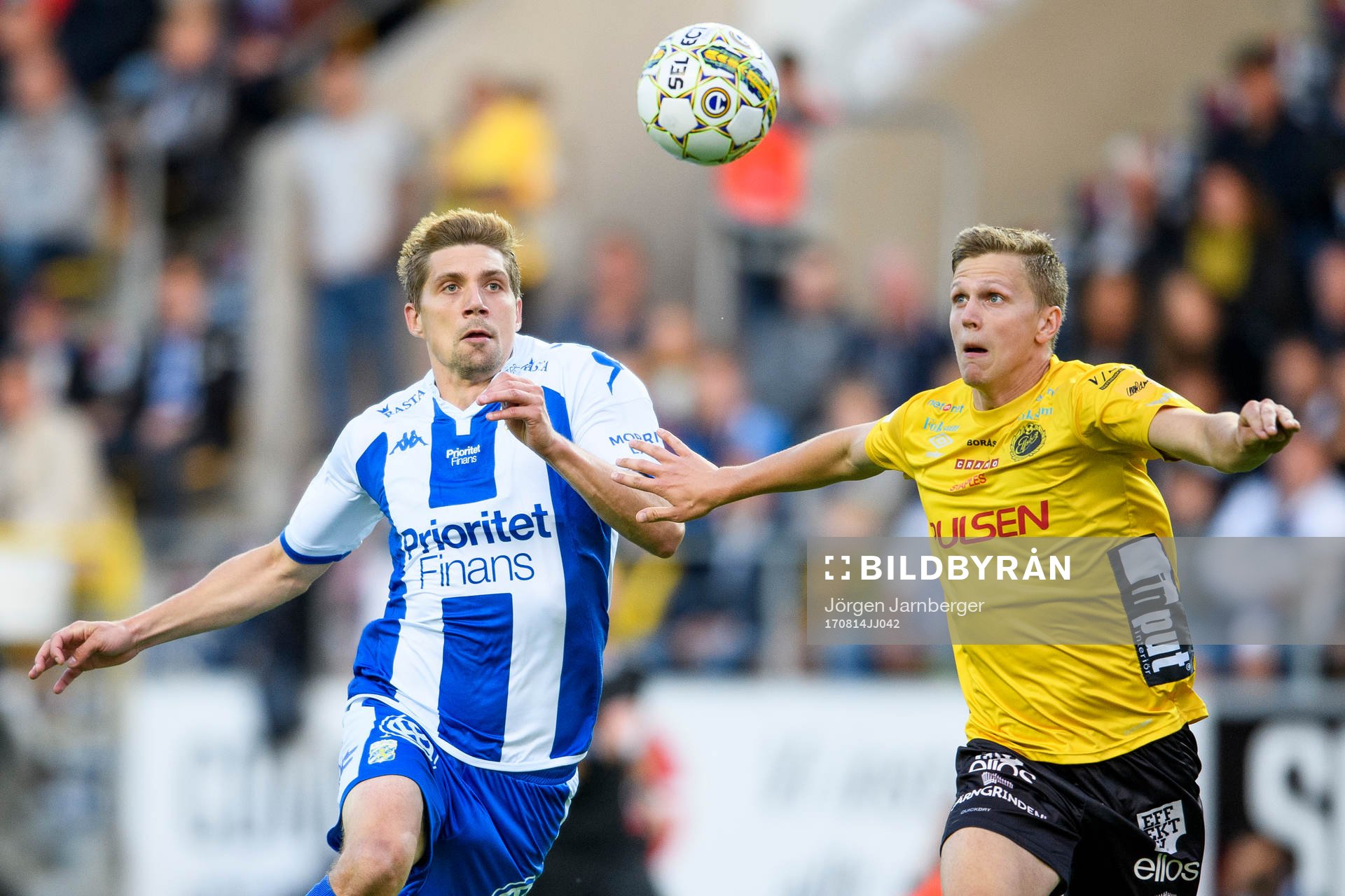 IFK Göteborgs Mikael Boman och Elfsborgs Issam Jebali