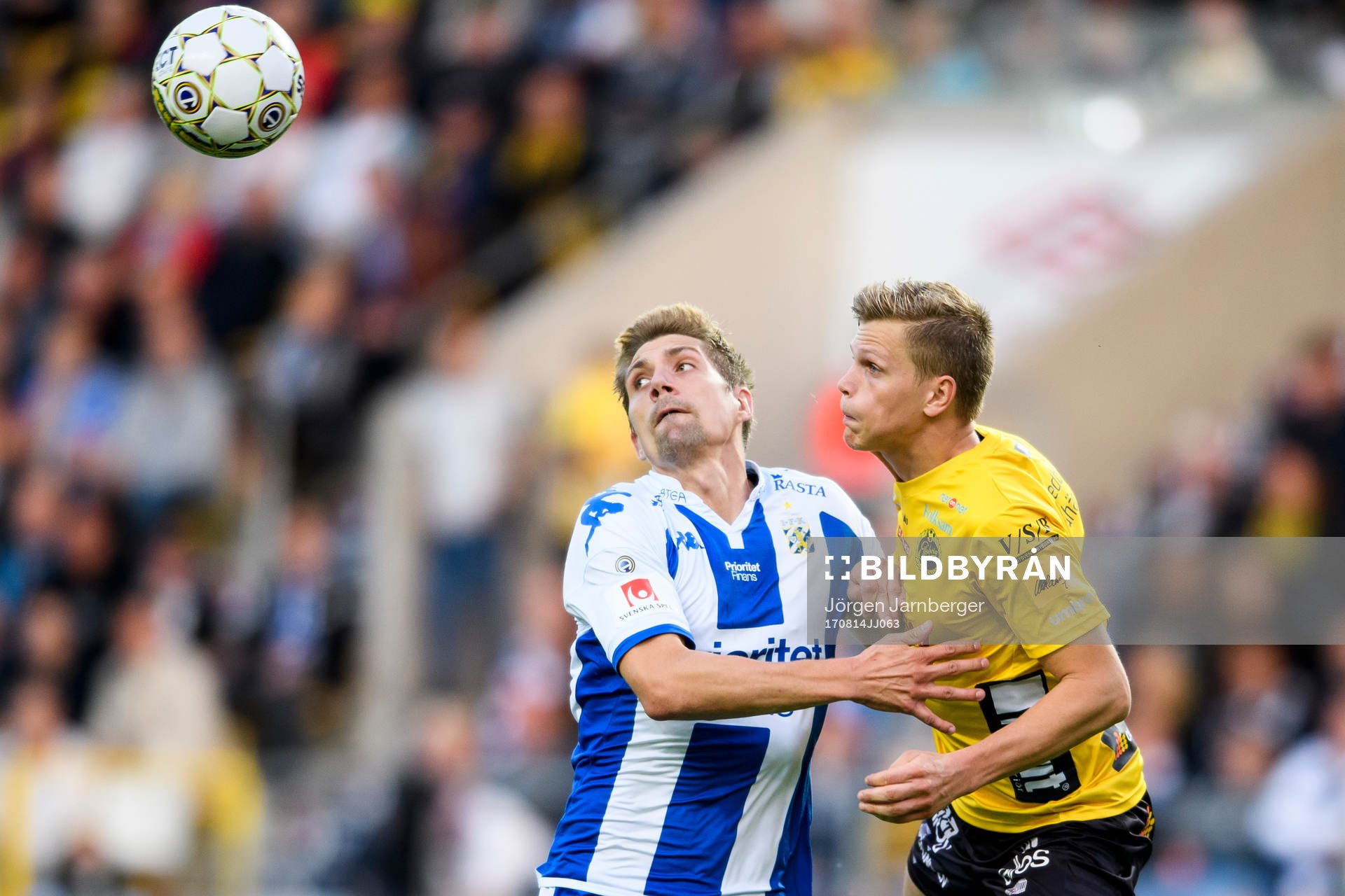 Elfsborgs Joakim Nilsson och IFK Göteborgs Mikael Boman