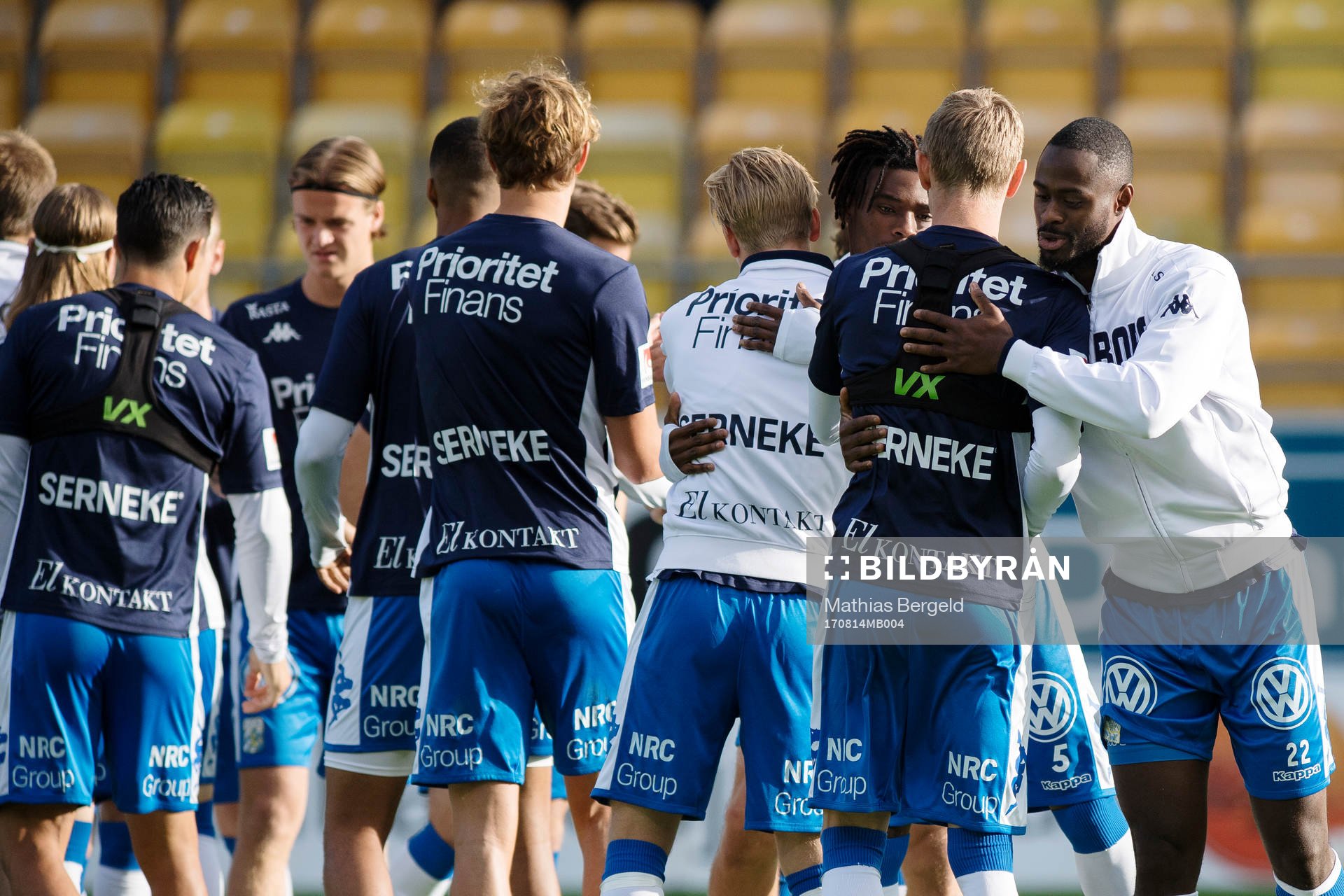 IFK Göteborgs Vajebah Sakor kramar om Sebastian Ohlsson