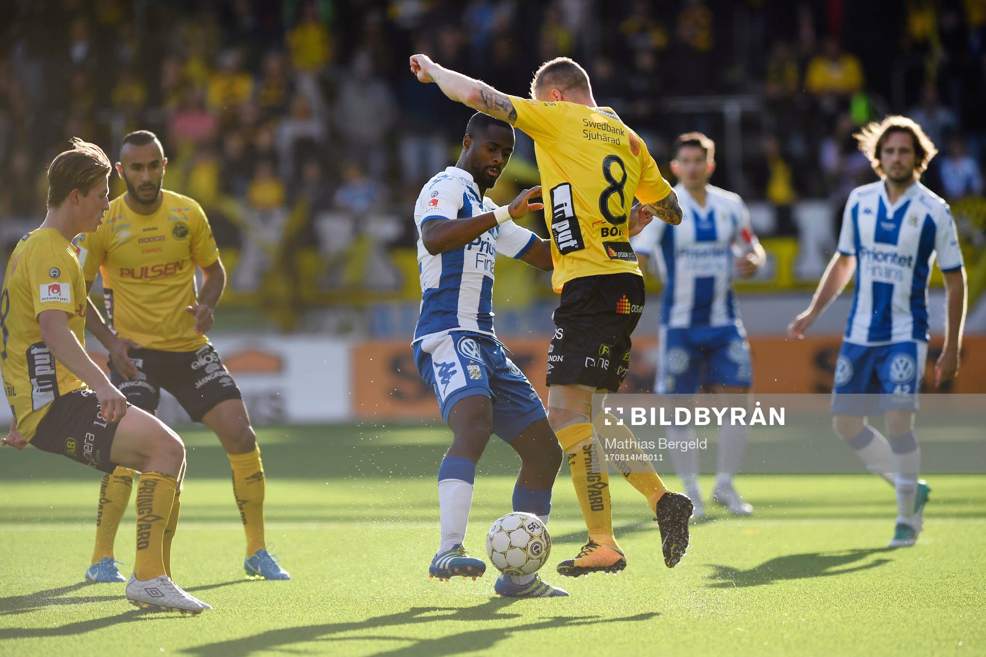 IFK Göteborgs Vajebah Sakor och Elfsborgs Samuel Holmén