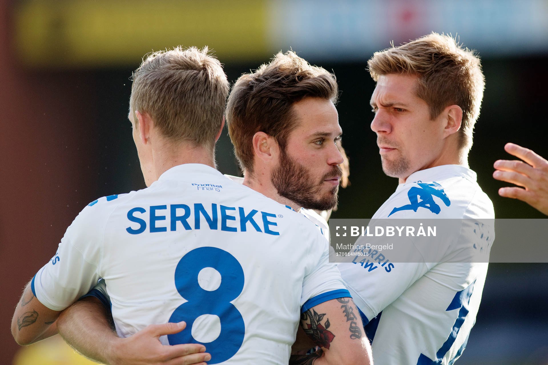 IFK Göteborgs Sören Rieks, Emil Salomonsson och Mikael