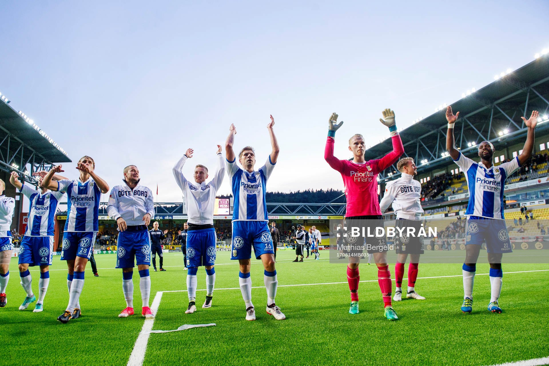 IFK Göteborgs Thomas Rogne, Edvin Dahlqvist, Sebastian