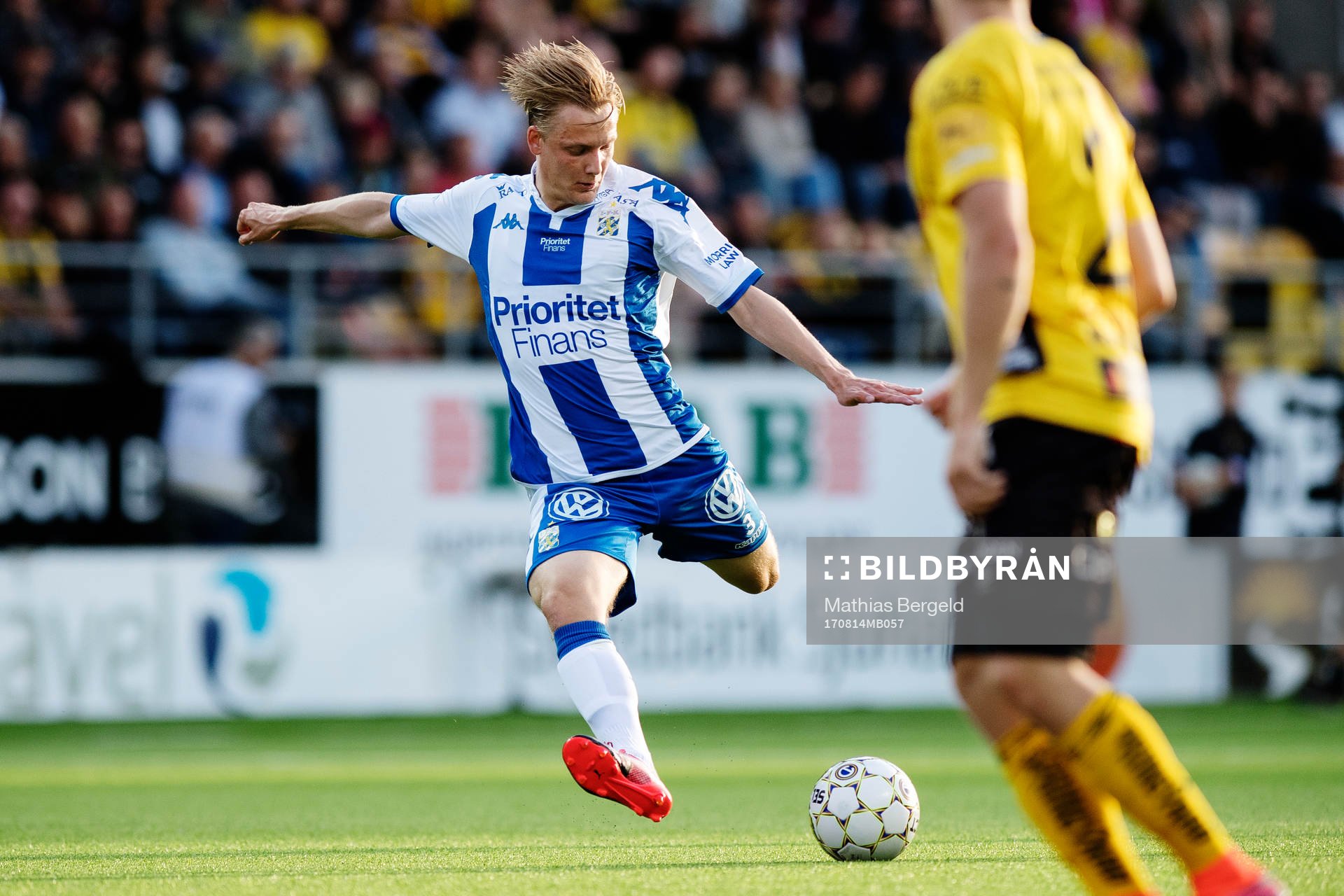 IFK Göteborgs Billy Nordström skjuter