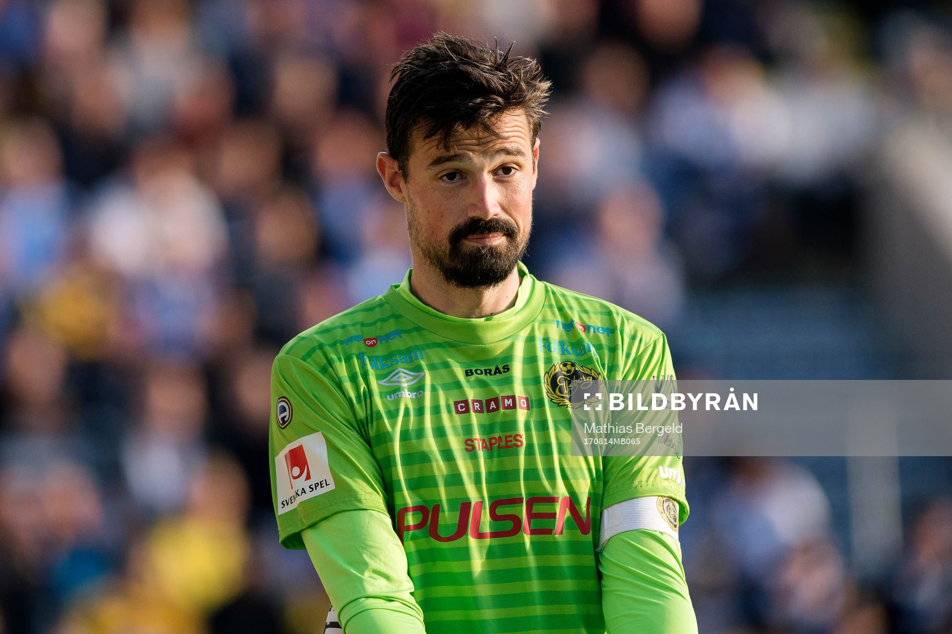 Elfsborgs målvakt Kevin Stuhr Ellegaard deppar