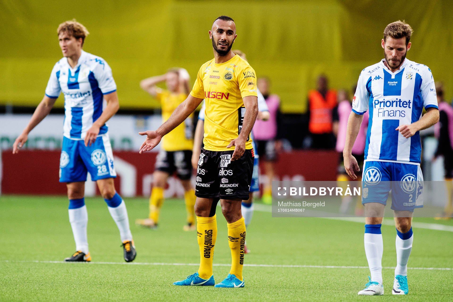under fotbollsmatchen i Allsvenskan mellan Elfsborg och IFK