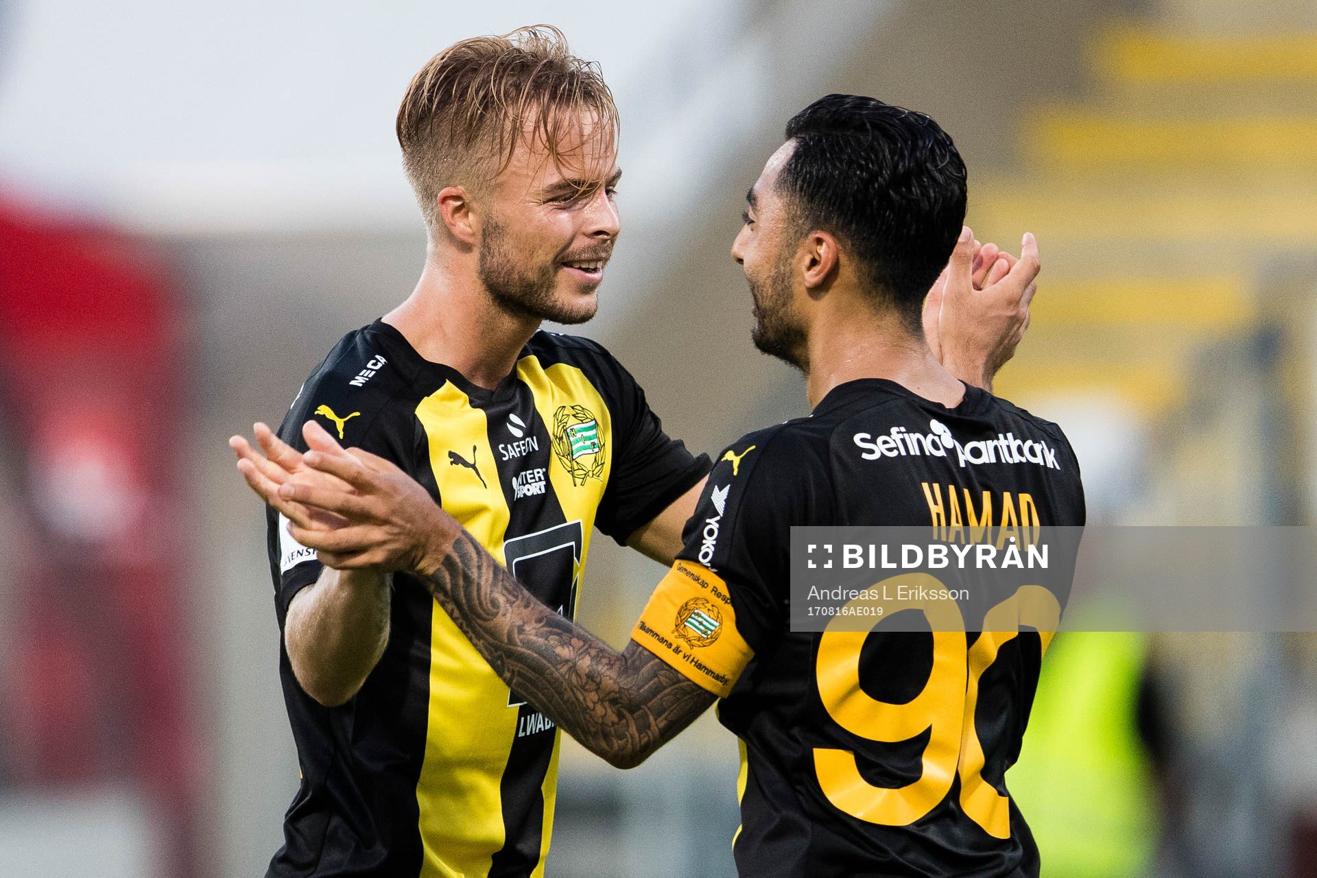 Hammarbys Sander Svendsen jublar