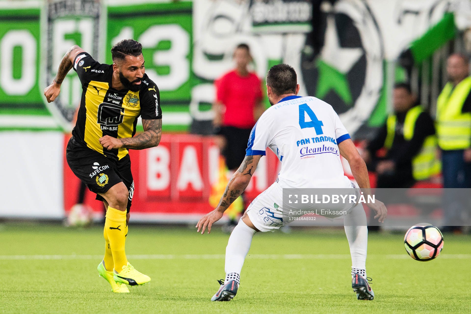 Hammarbys Stefan Batan och Akropolis Makis Gezos