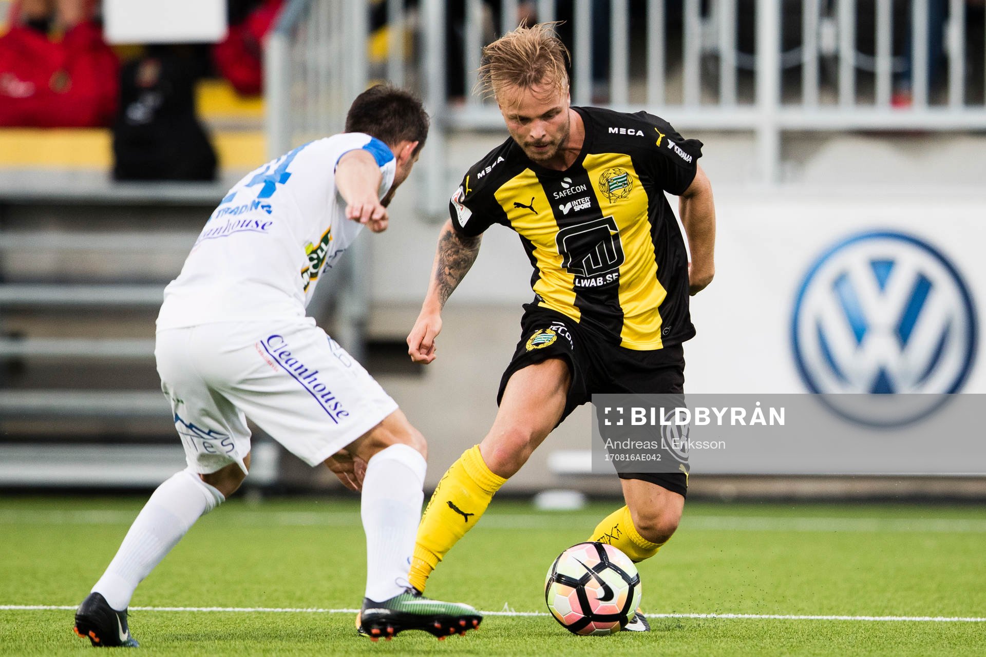 Akropolis Emmanouil Nikolakakis utmanas av Hammarbys Sander