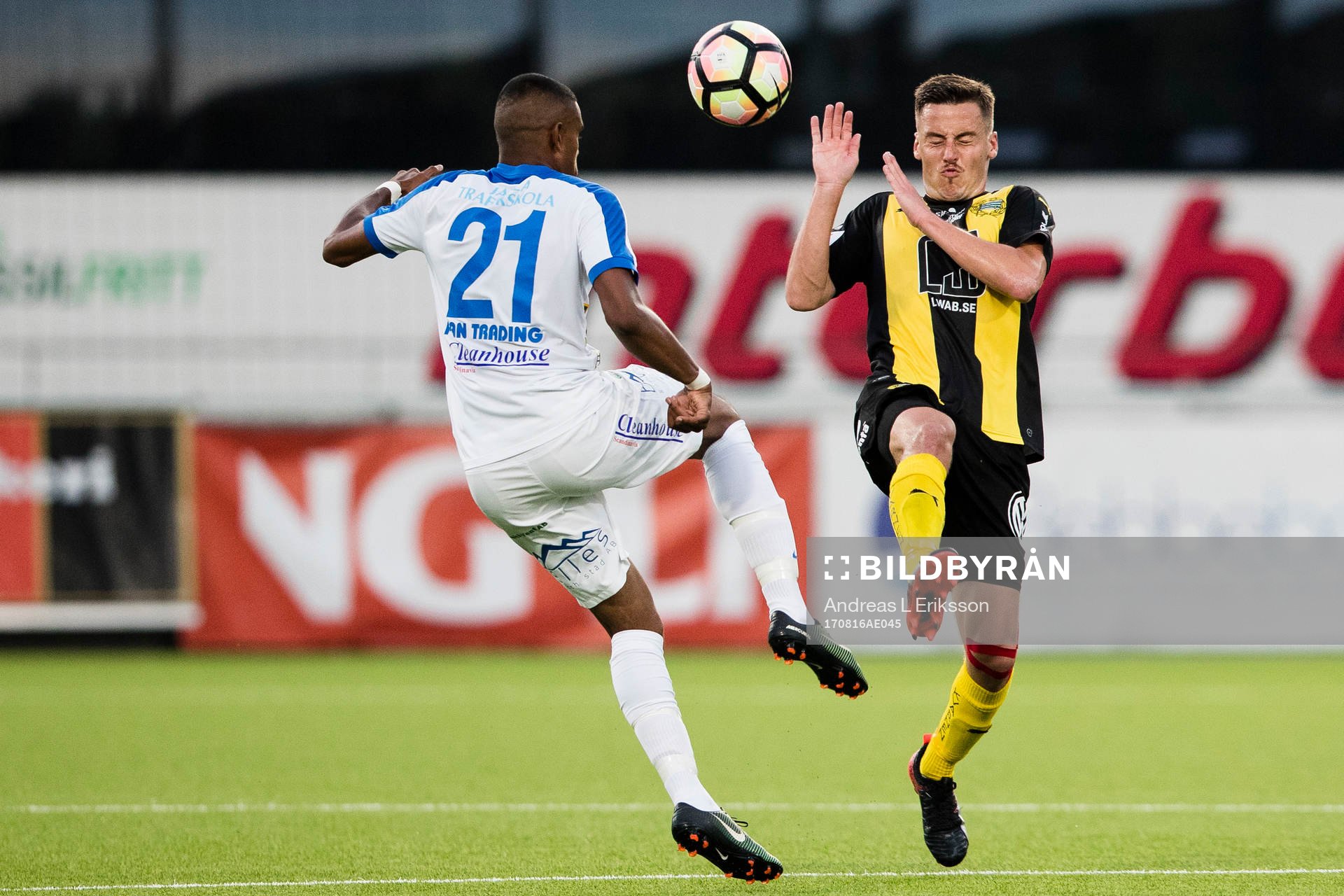 Akropolis Adhavan Rajamohan och Hammarbys Jeppe Andersen