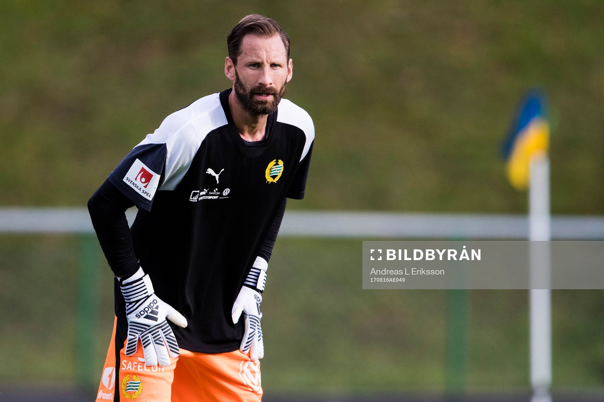 Hammarbys målvakt Johan Wiland