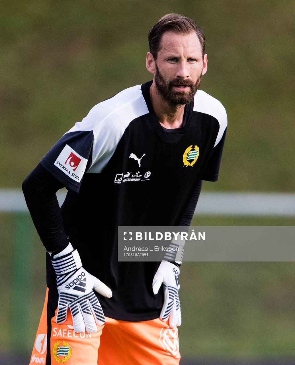 Hammarbys målvakt Johan Wiland