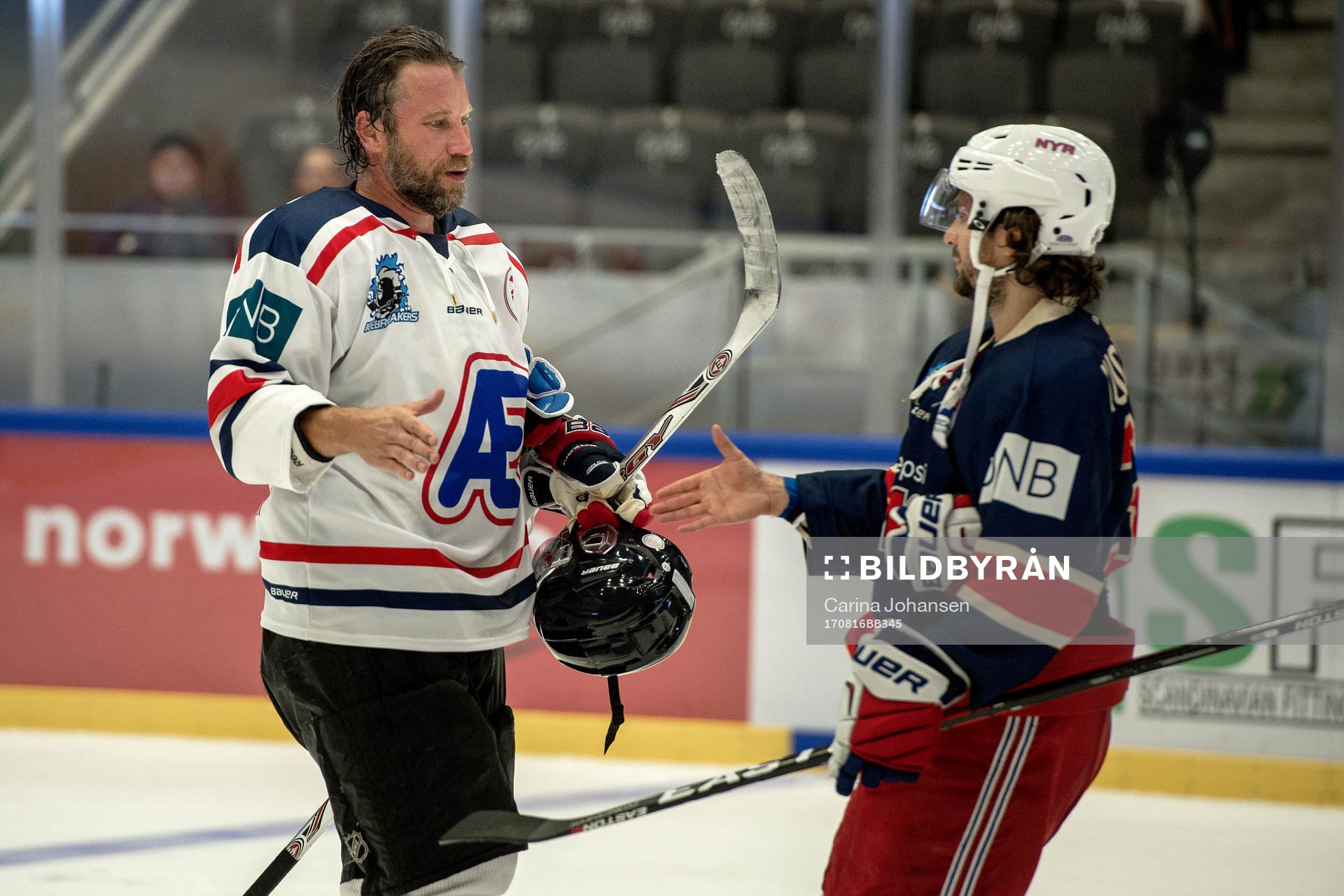 Icebreakers Peter Forsberg och Team Zuccarellos Mats
