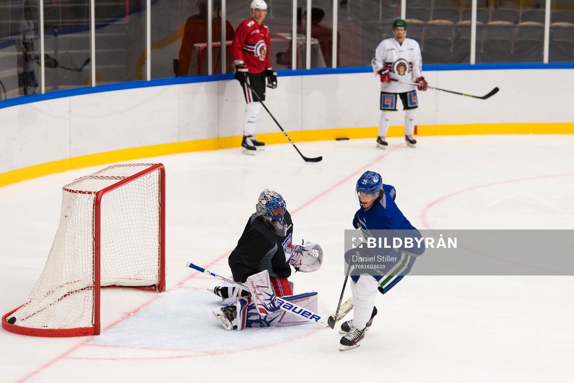 Henrik Lundqvist, Loui Eriksson, Viktor Svedberg och